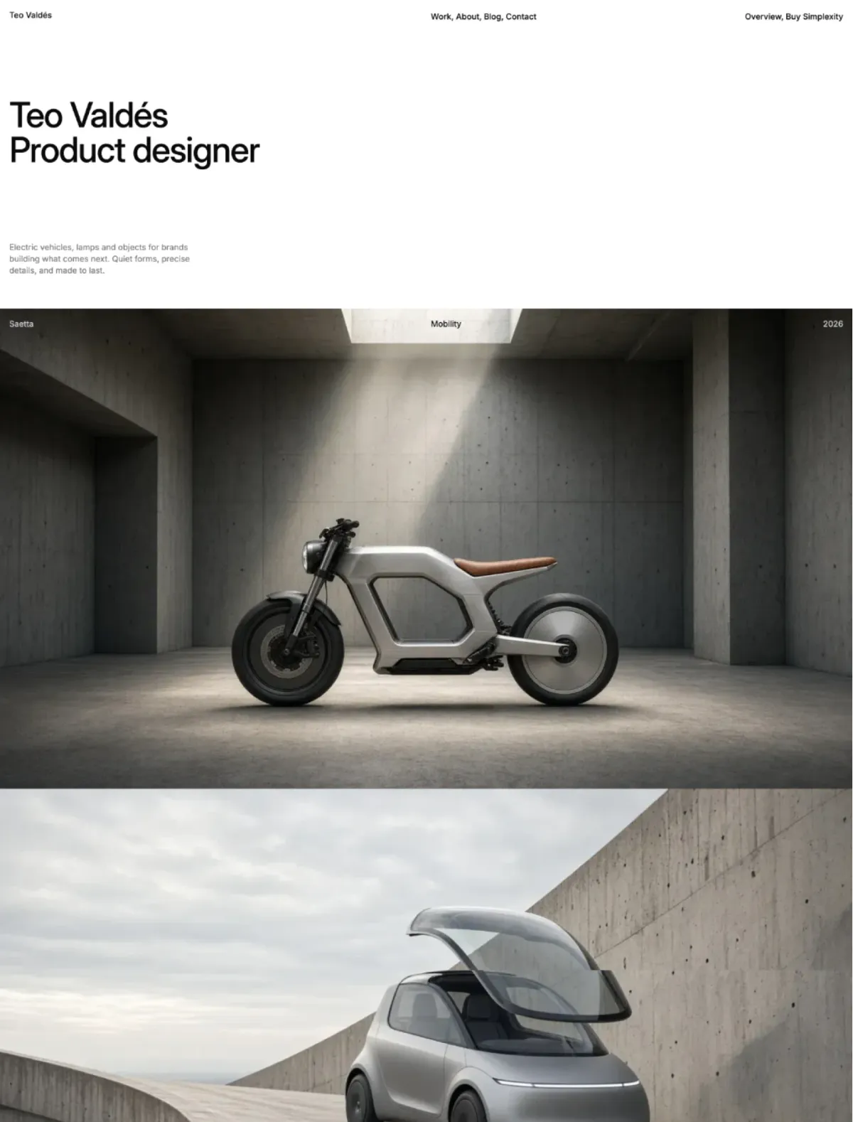Simplexity theme