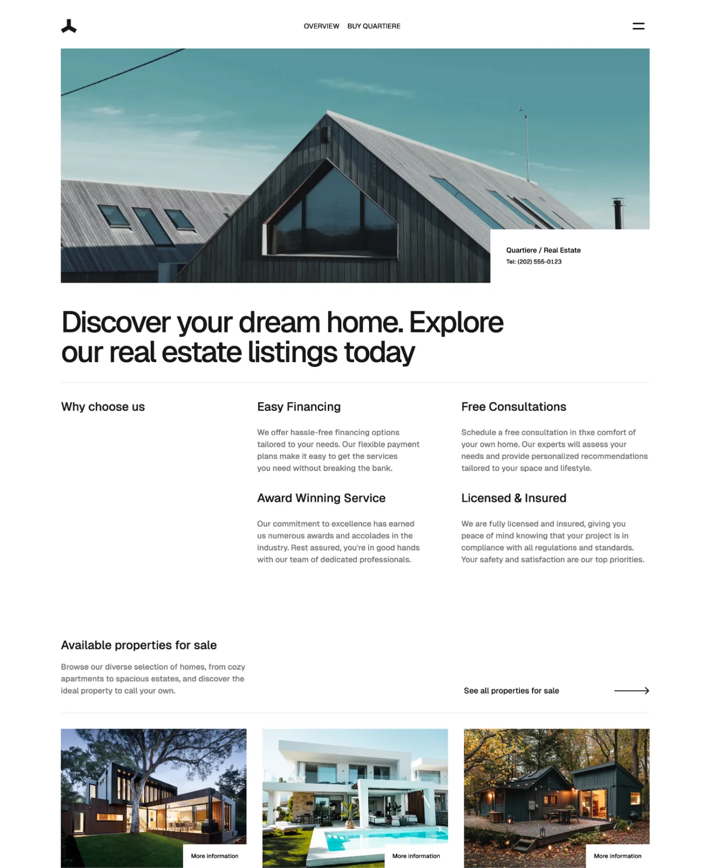 Quartiere page preview