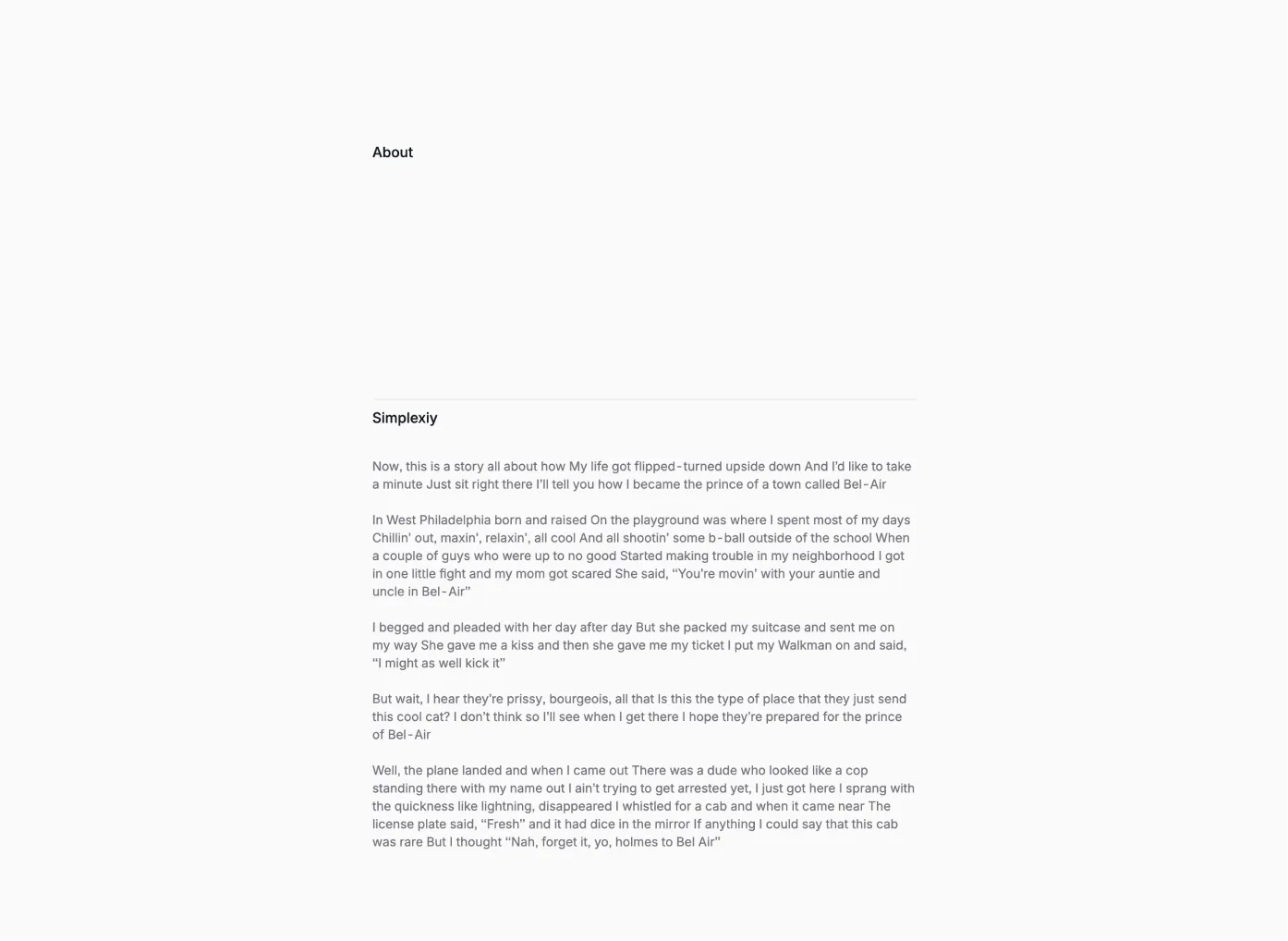 Screenshot one
