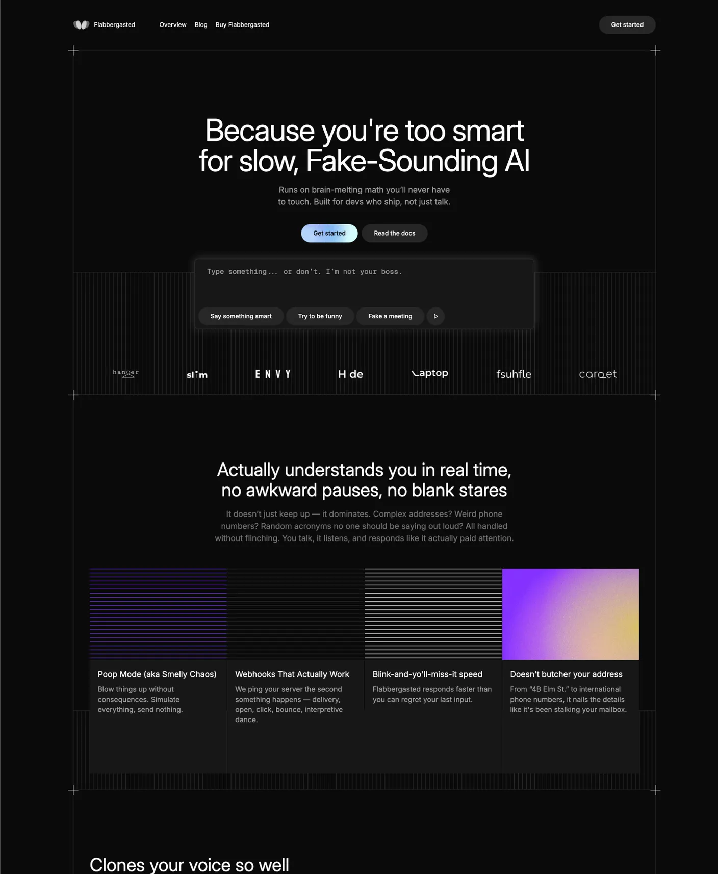 Flabbergasted page preview
