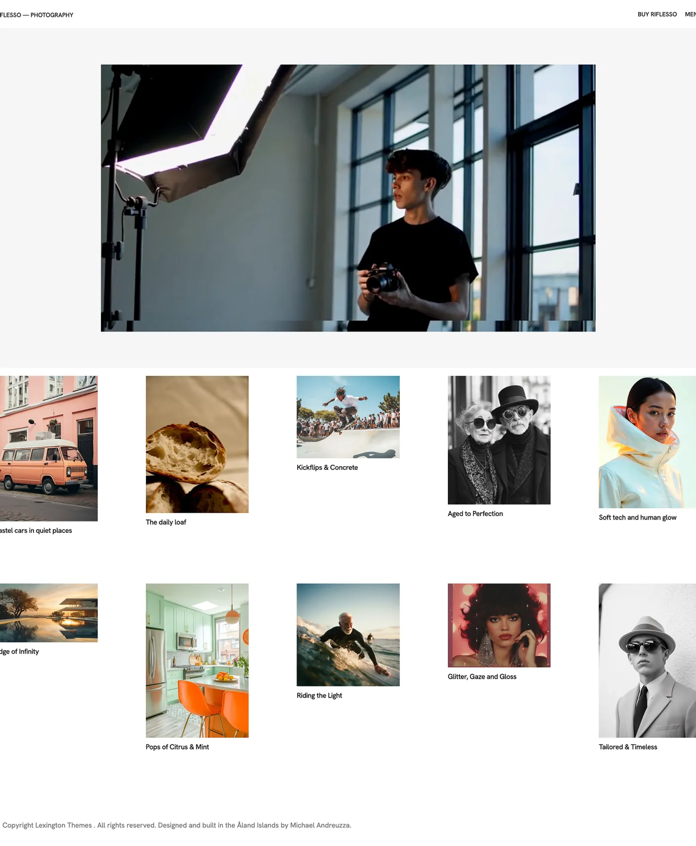 Riflesso page preview