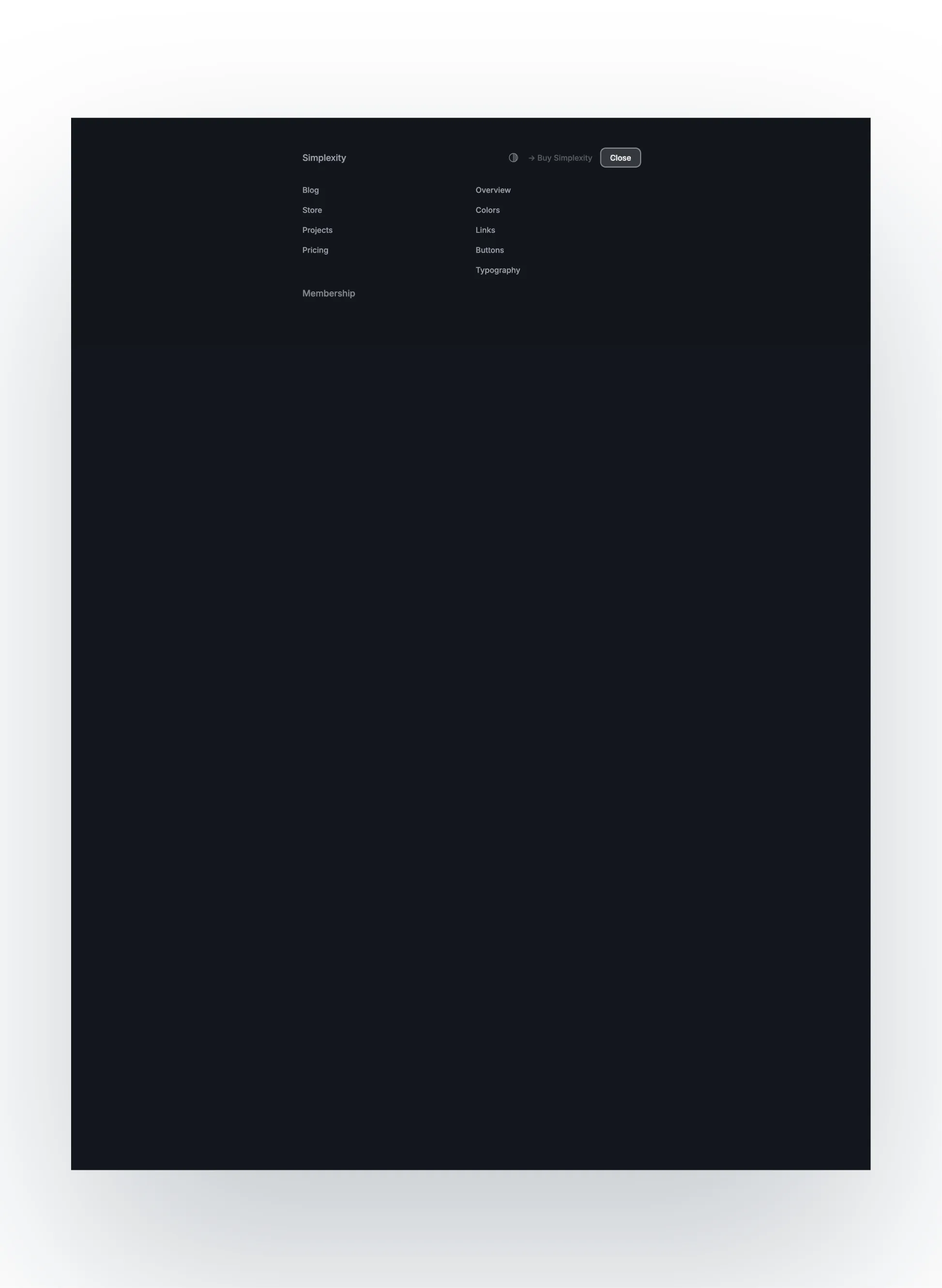 Simplexity portfolio showcase