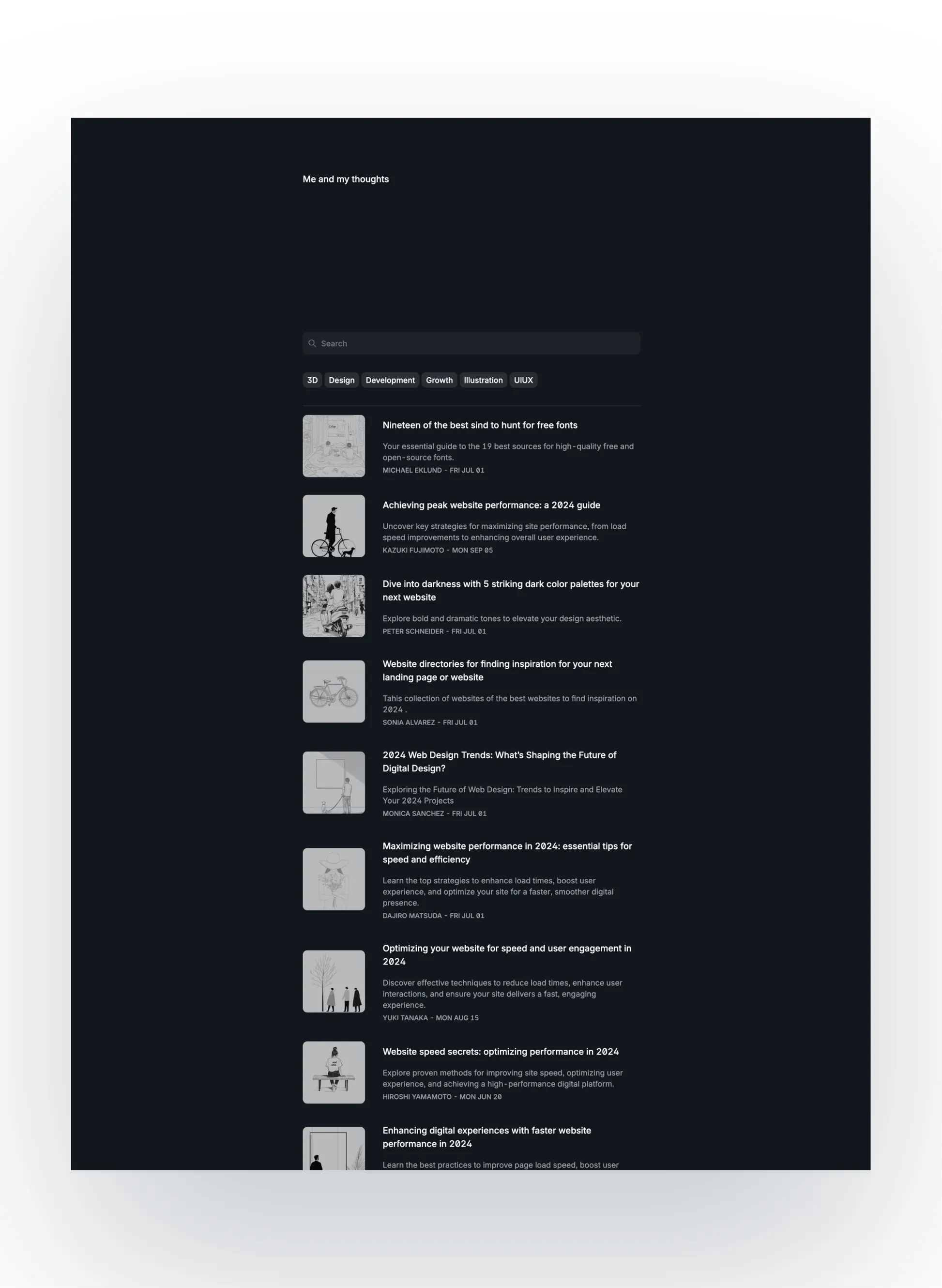 Simplexity mobile navigation