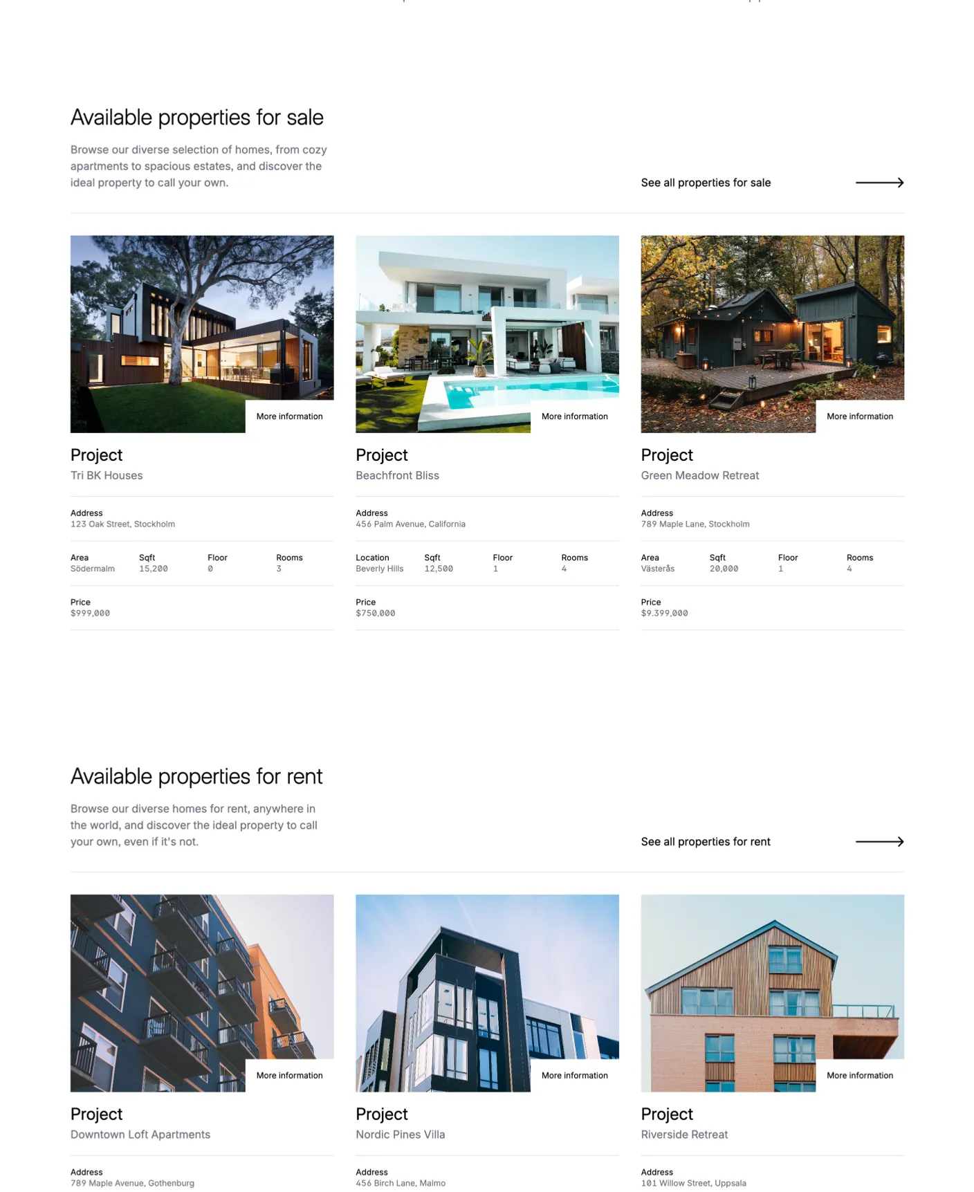 Quartiere page preview