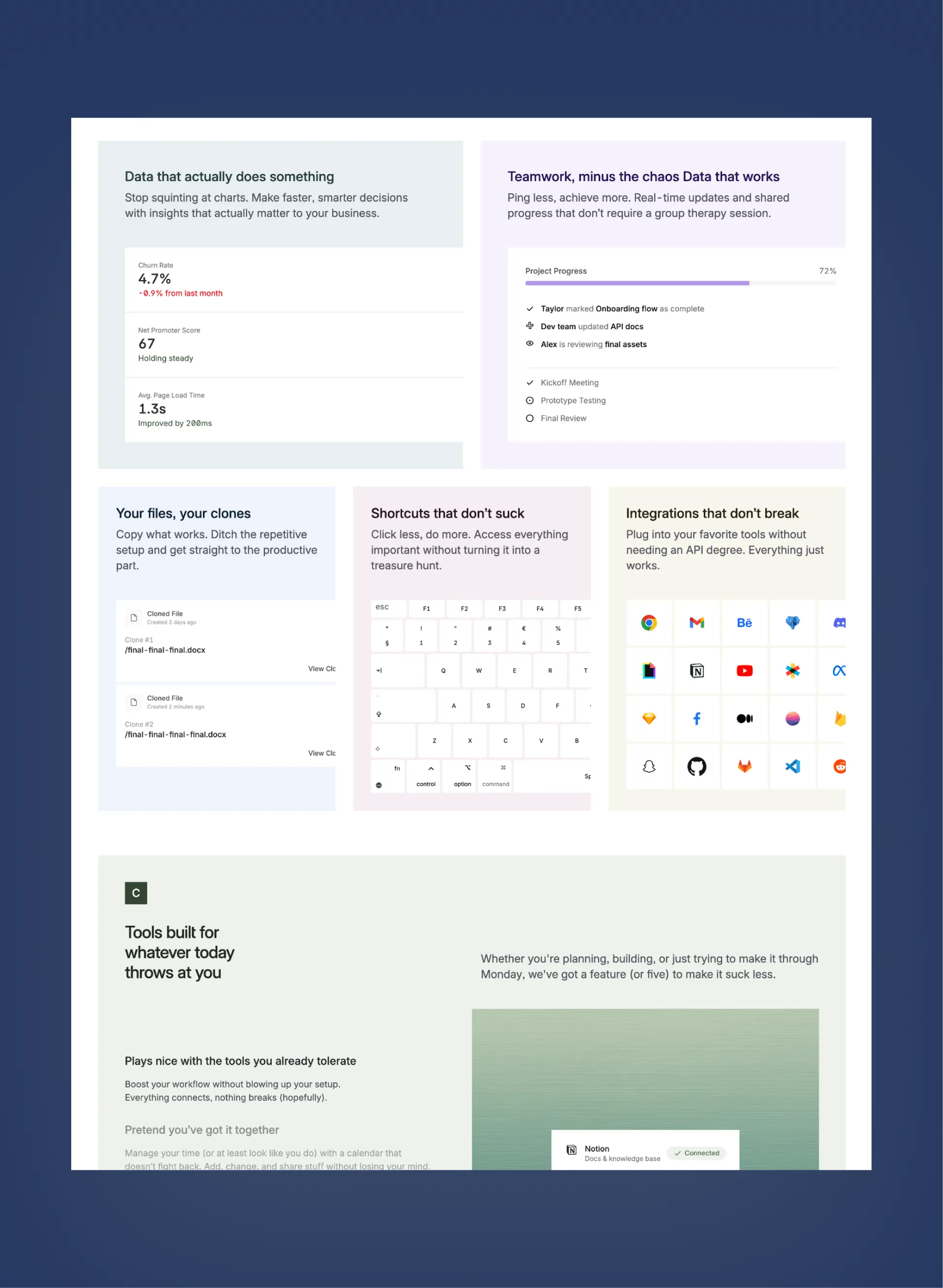 Alfred about page layout