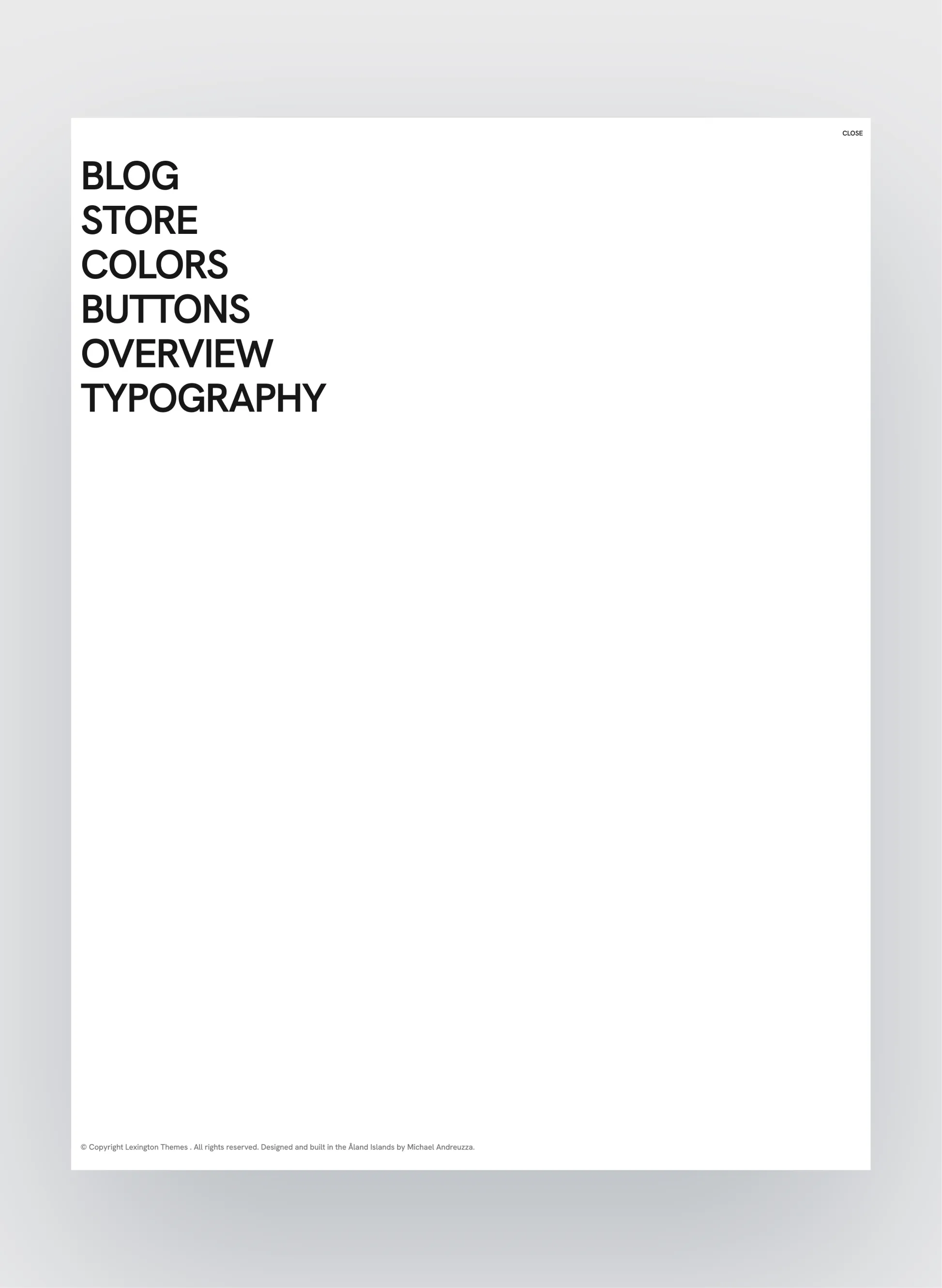 Riflesso photography grid layout