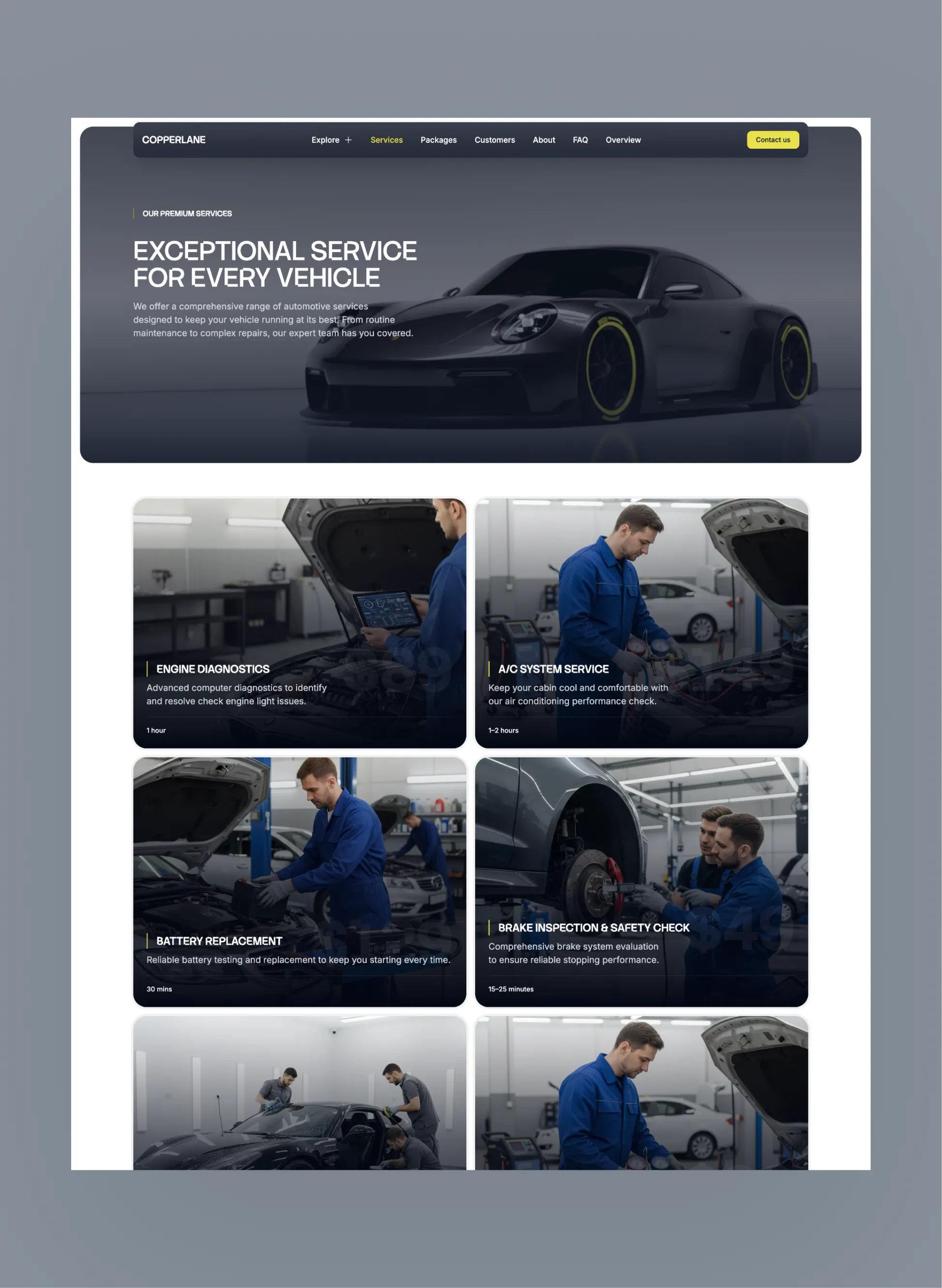 Copperlane help center and FAQs for automotive services