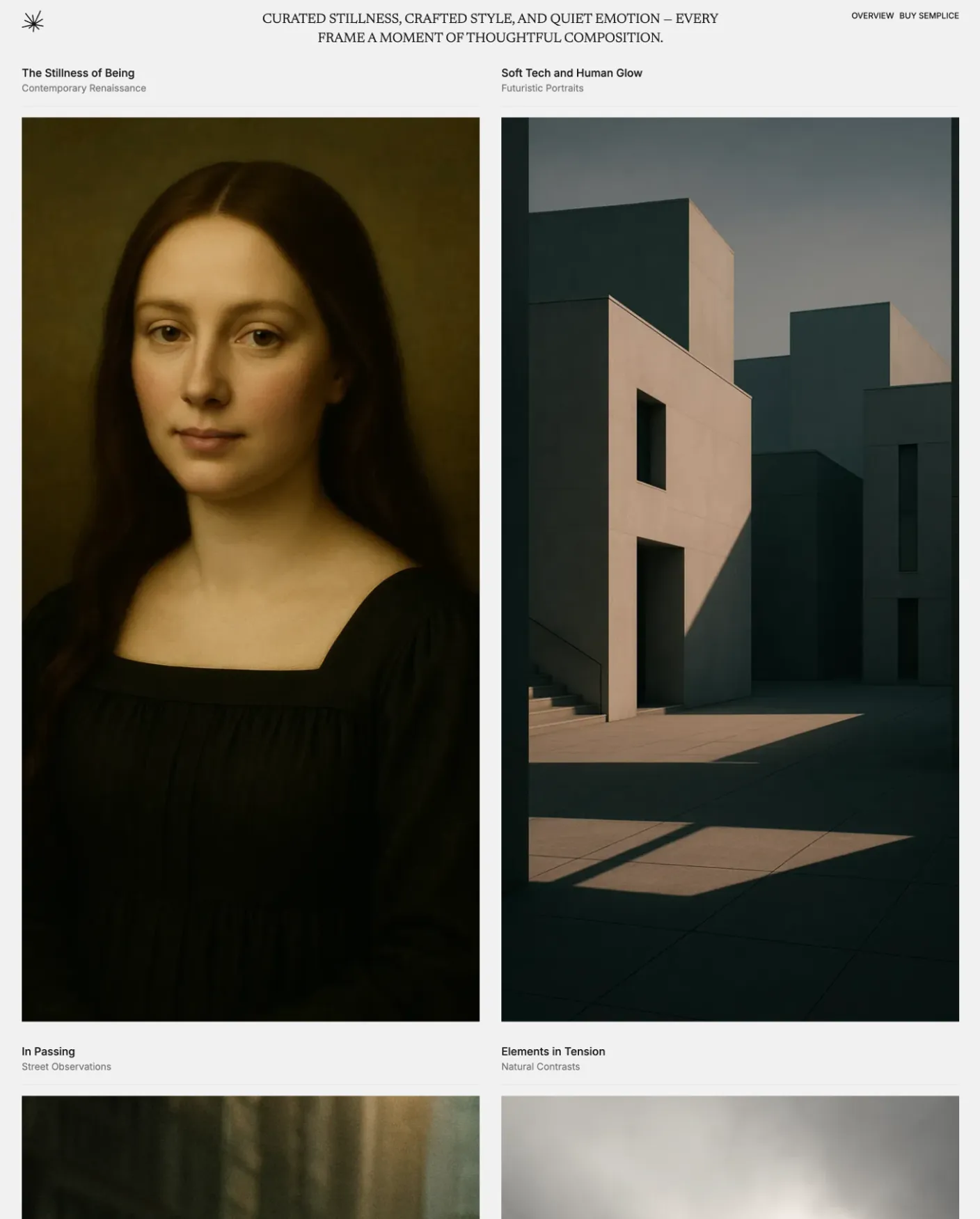 Semplice page preview