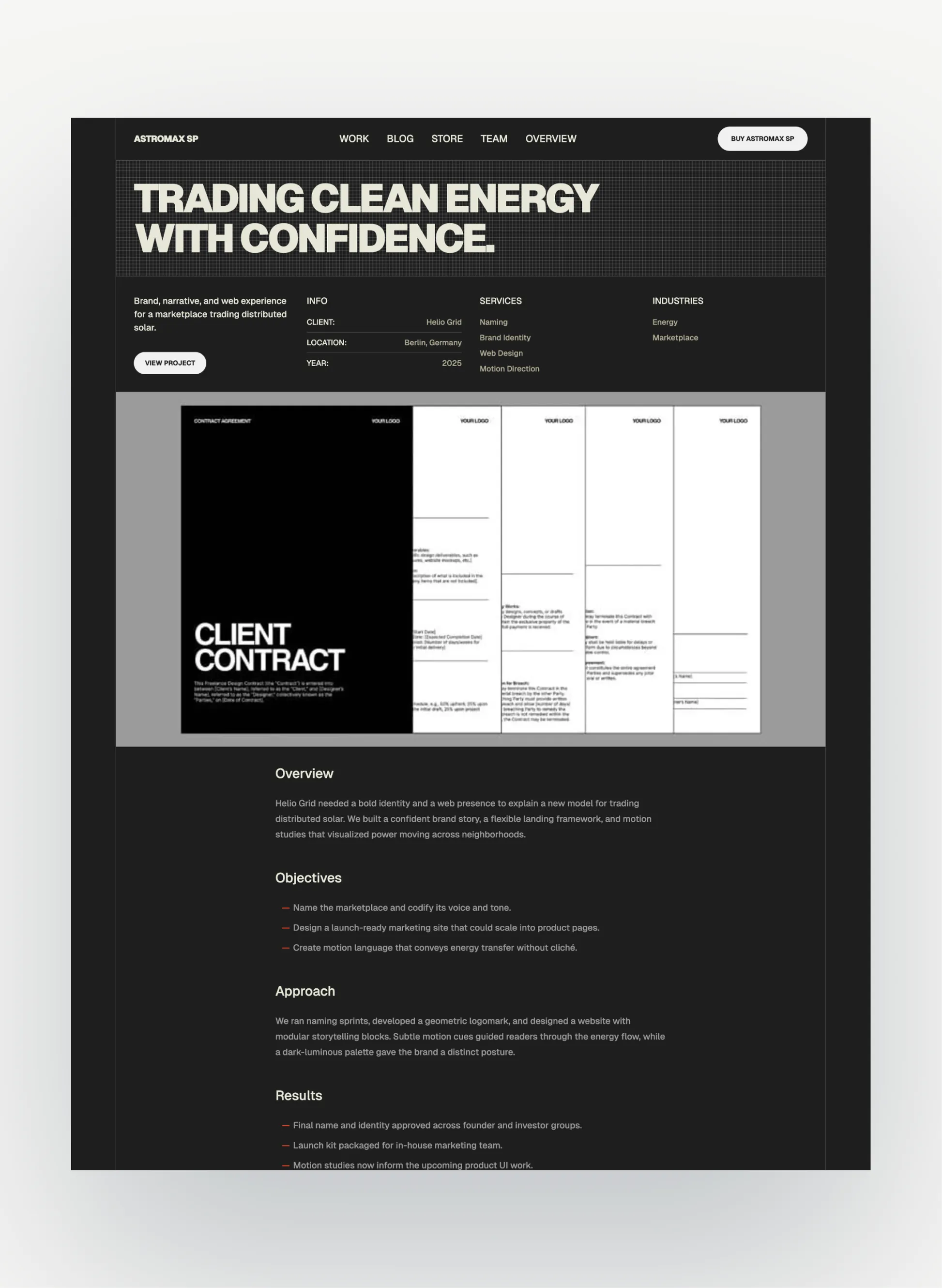 astromaxsp editorial case-study page