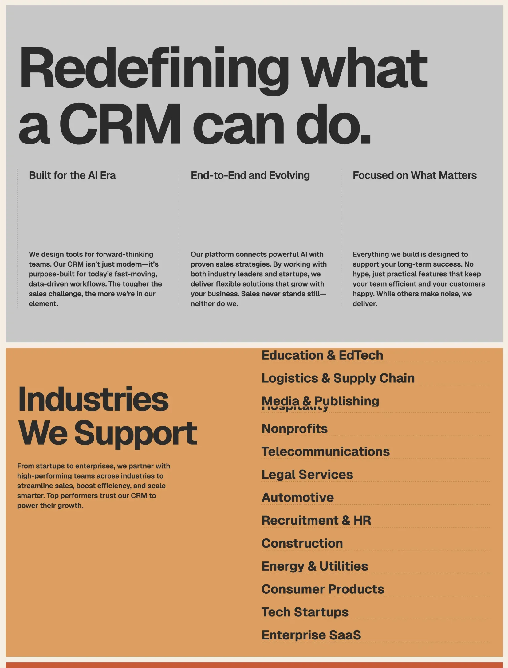 Ælen SaaS blog layout for content marketing