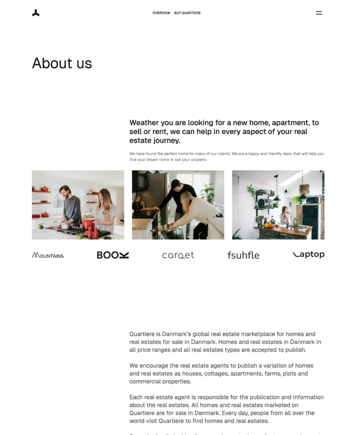 Quartiere page preview