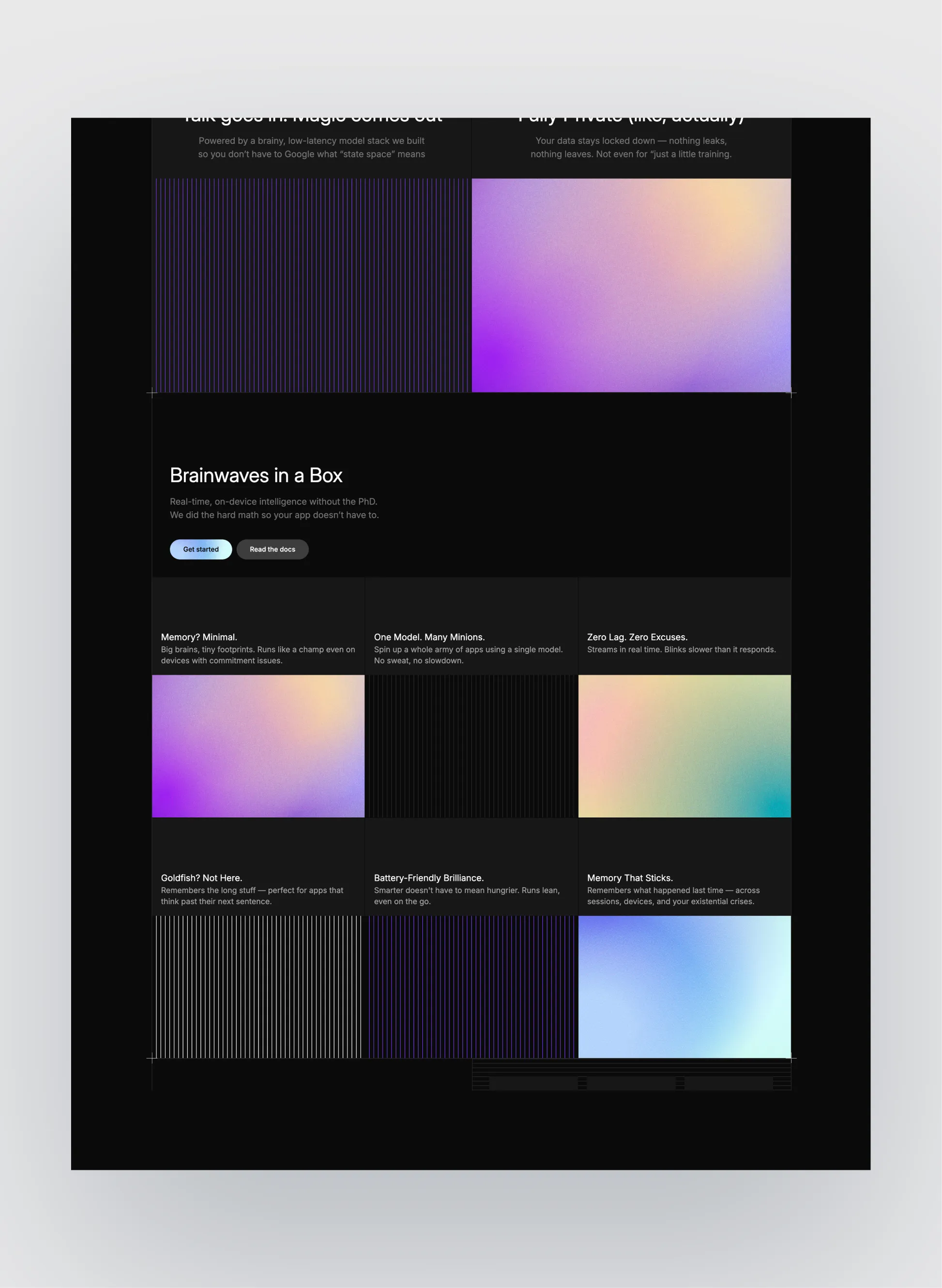 Flabbergasted help center and integrations pages