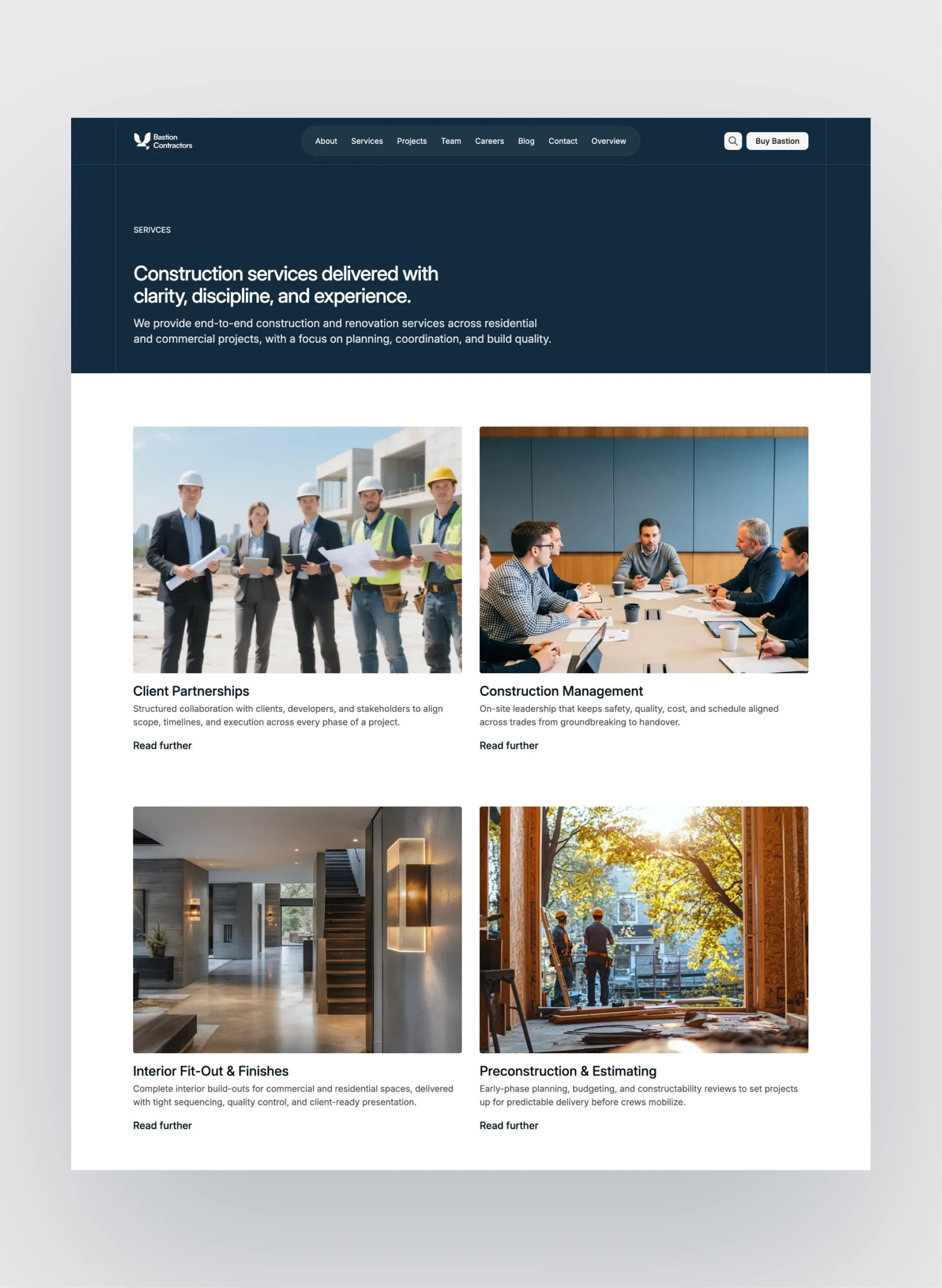 Bastion construction careers and job listings