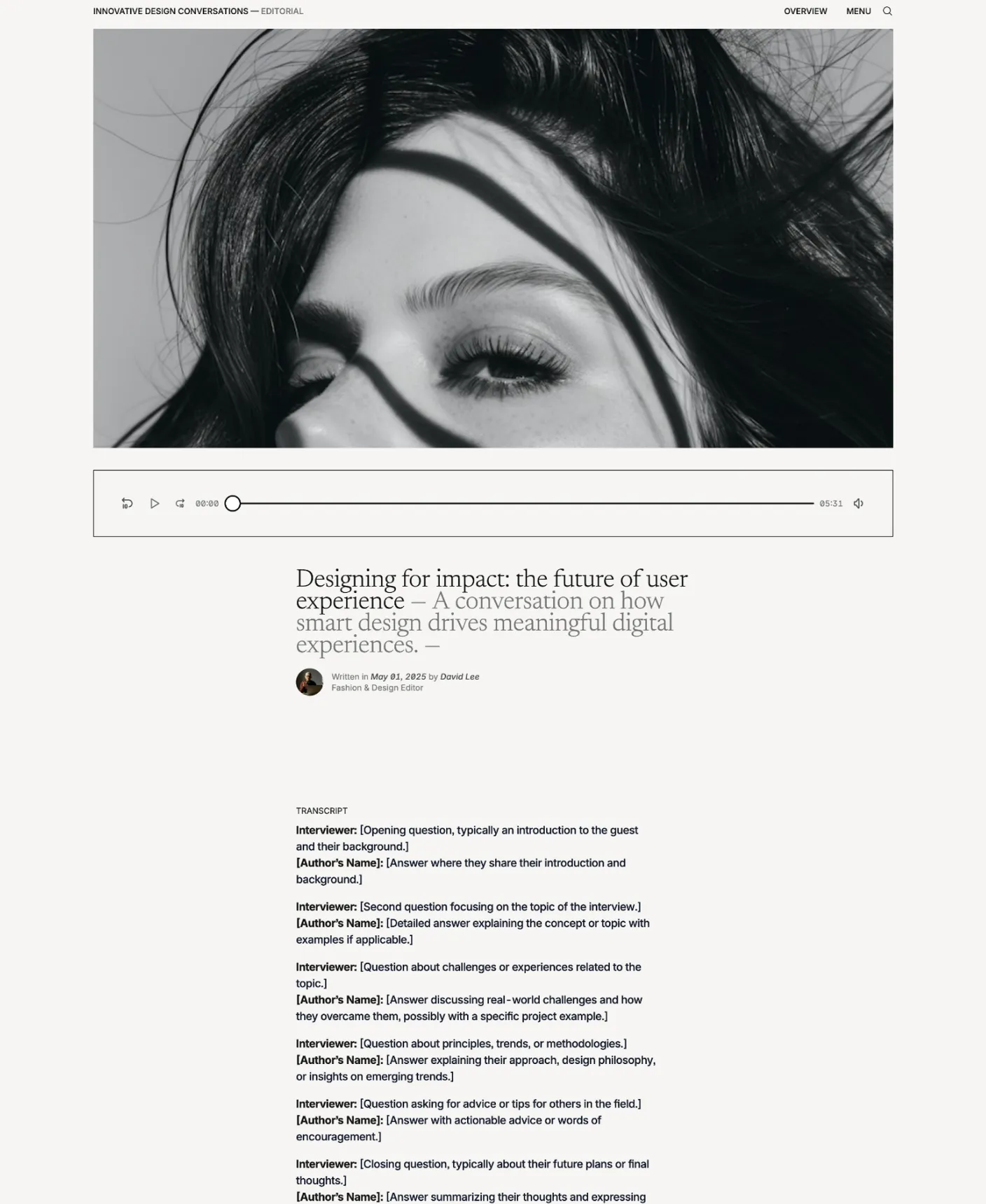 Hemingway page preview