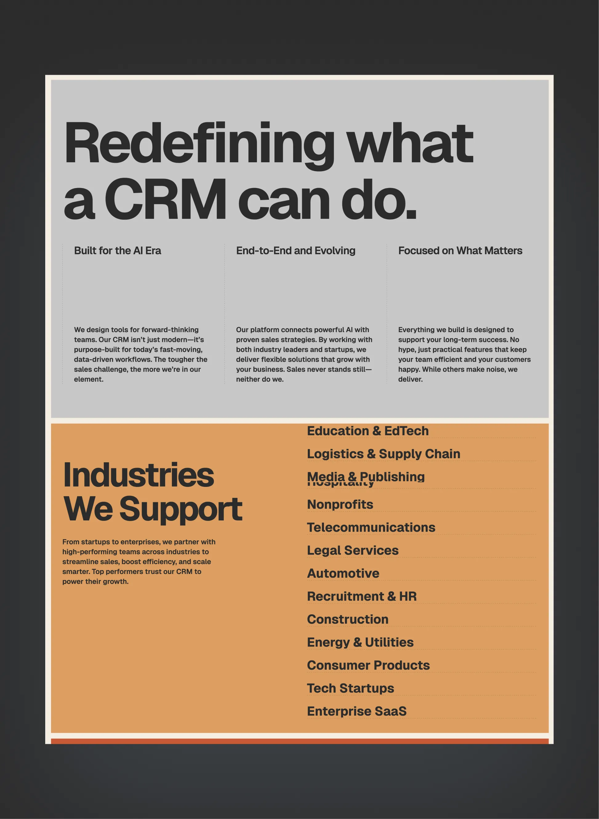 Ælen SaaS blog layout for content marketing