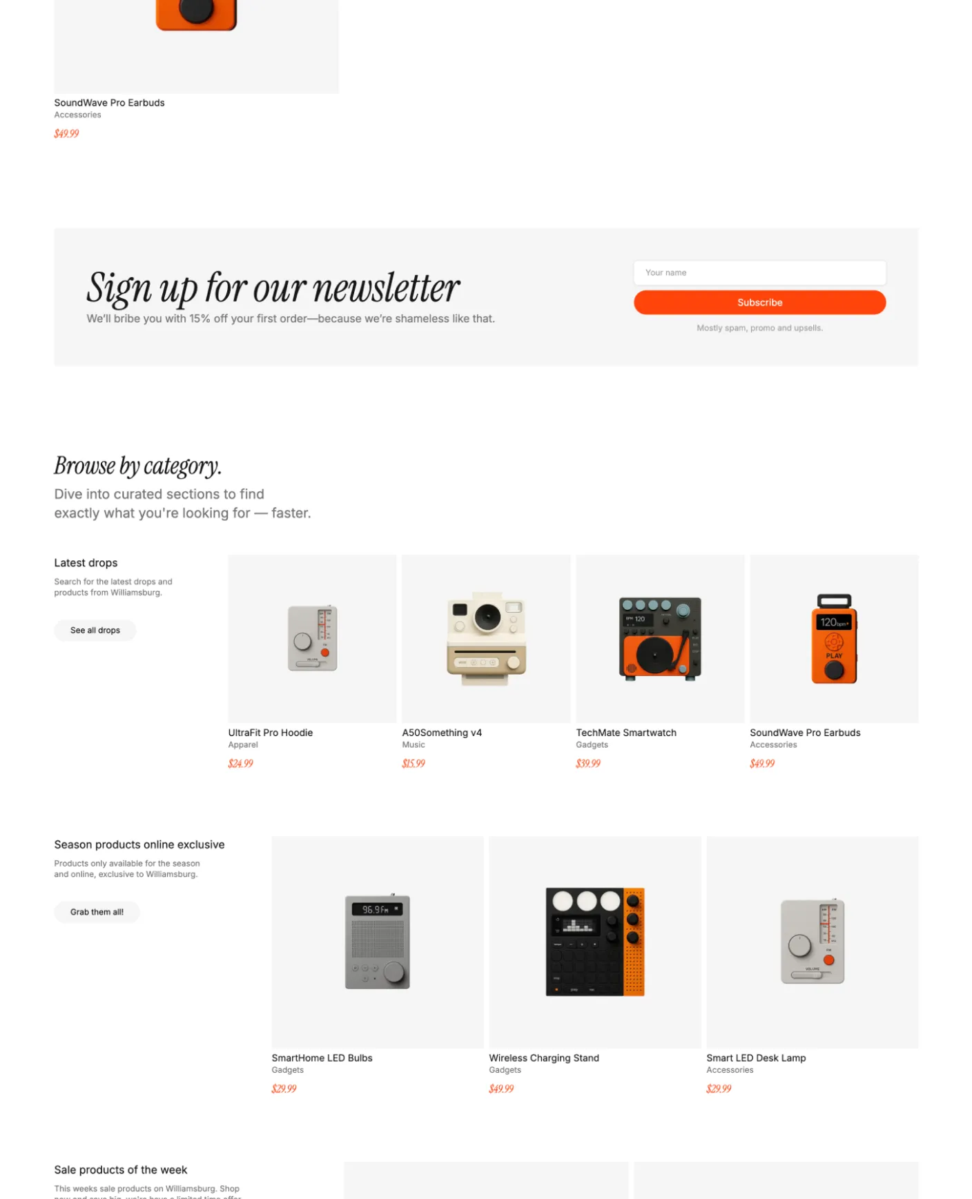 Williamsburg page preview