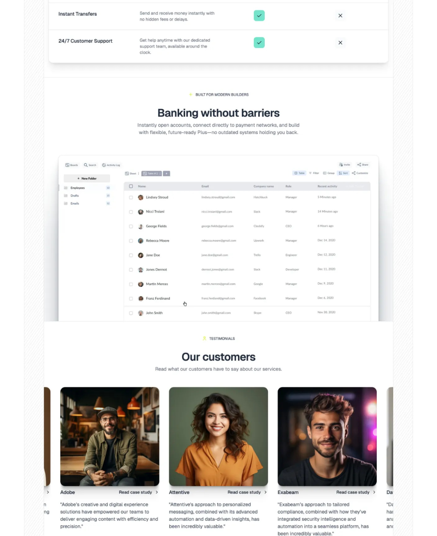 Spazio Bianco page preview