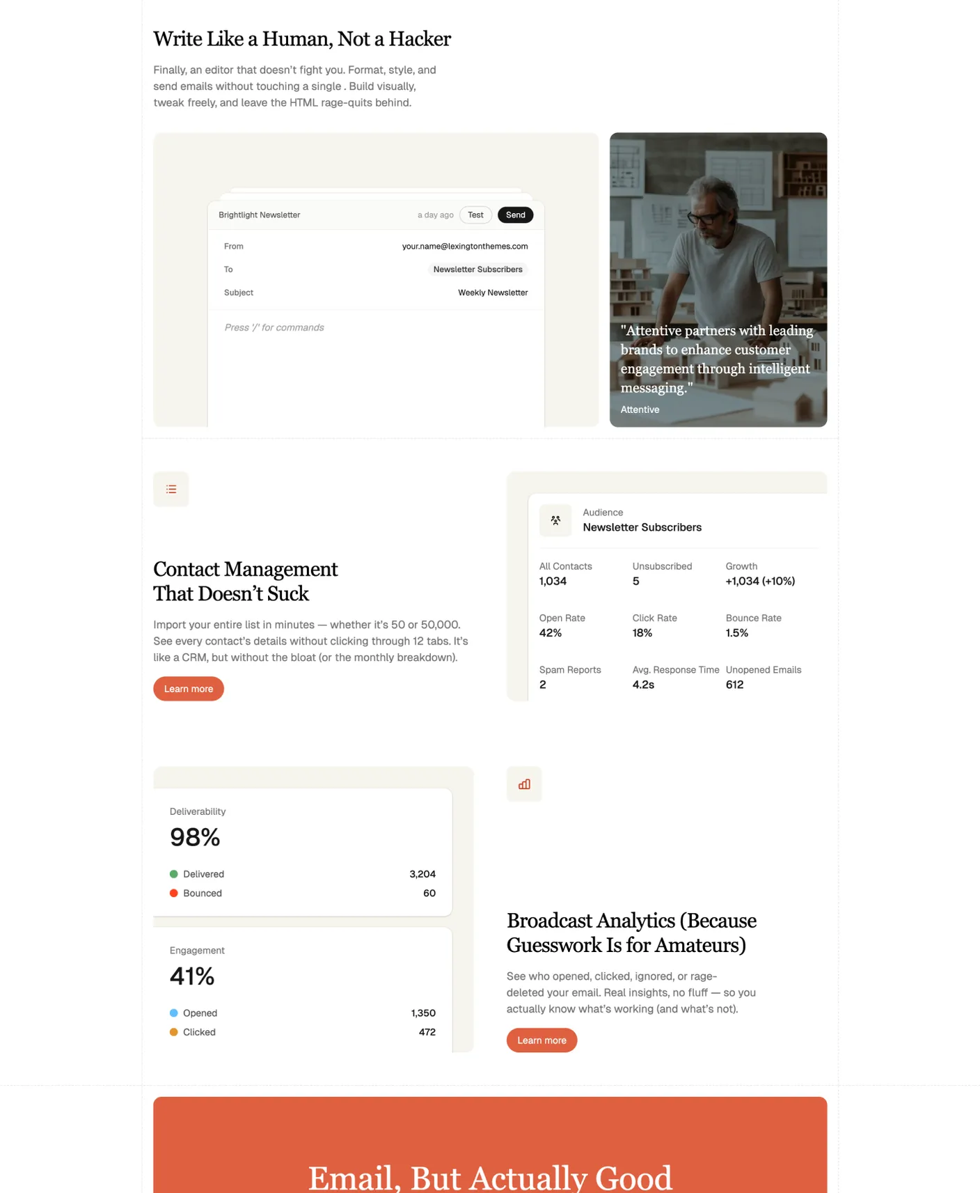 Brightlight page preview