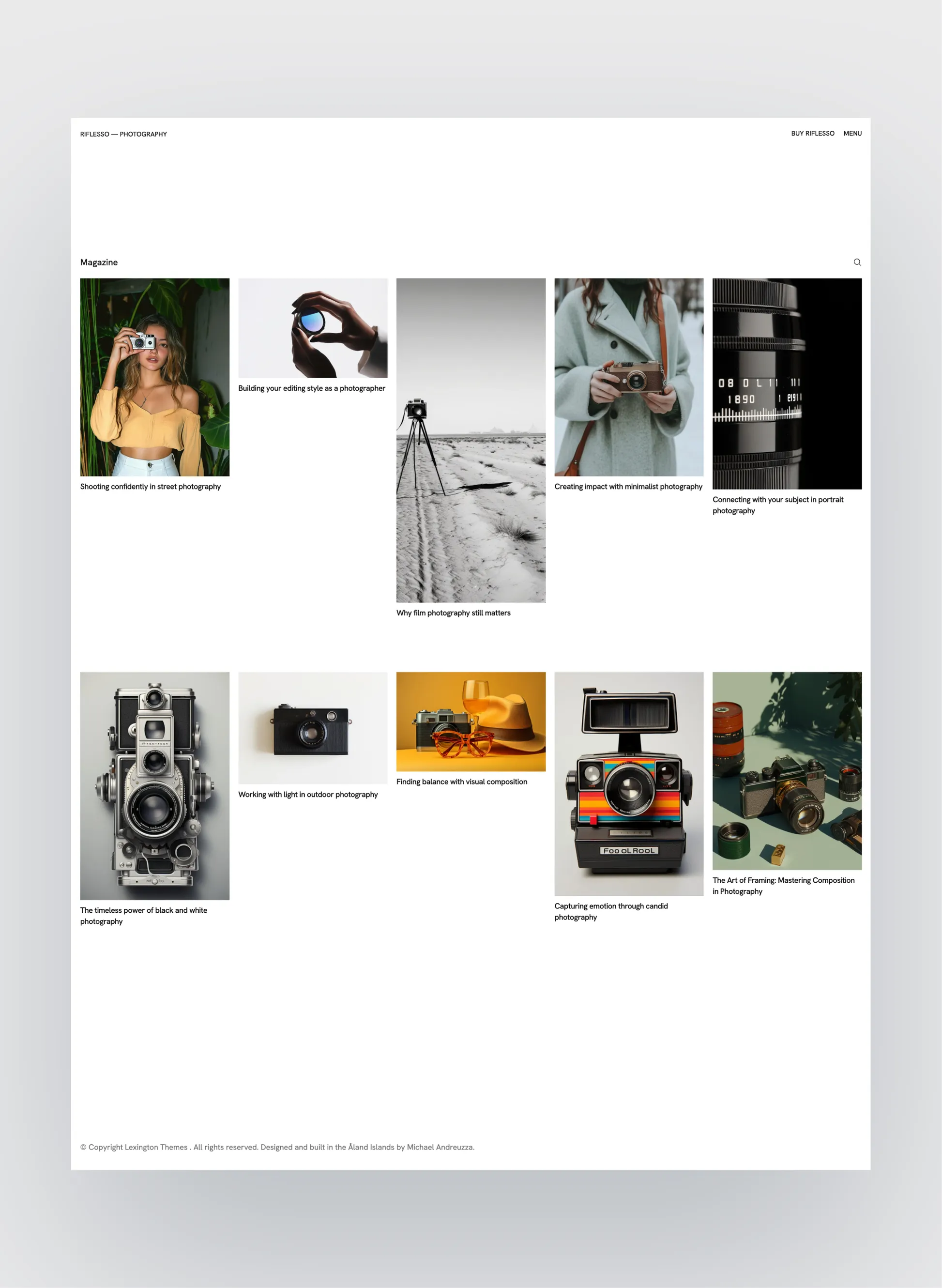 Riflesso team layout