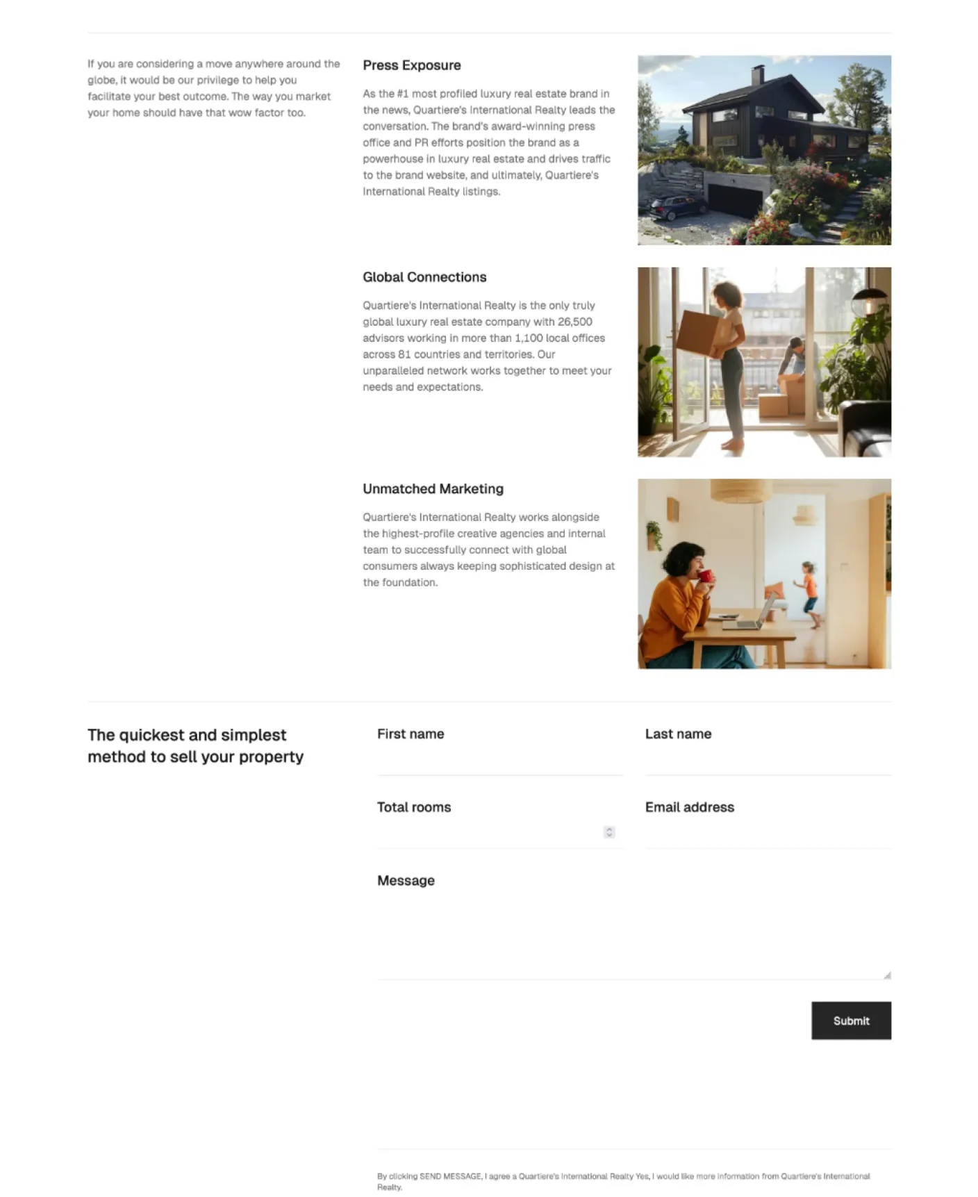 Quartiere page preview