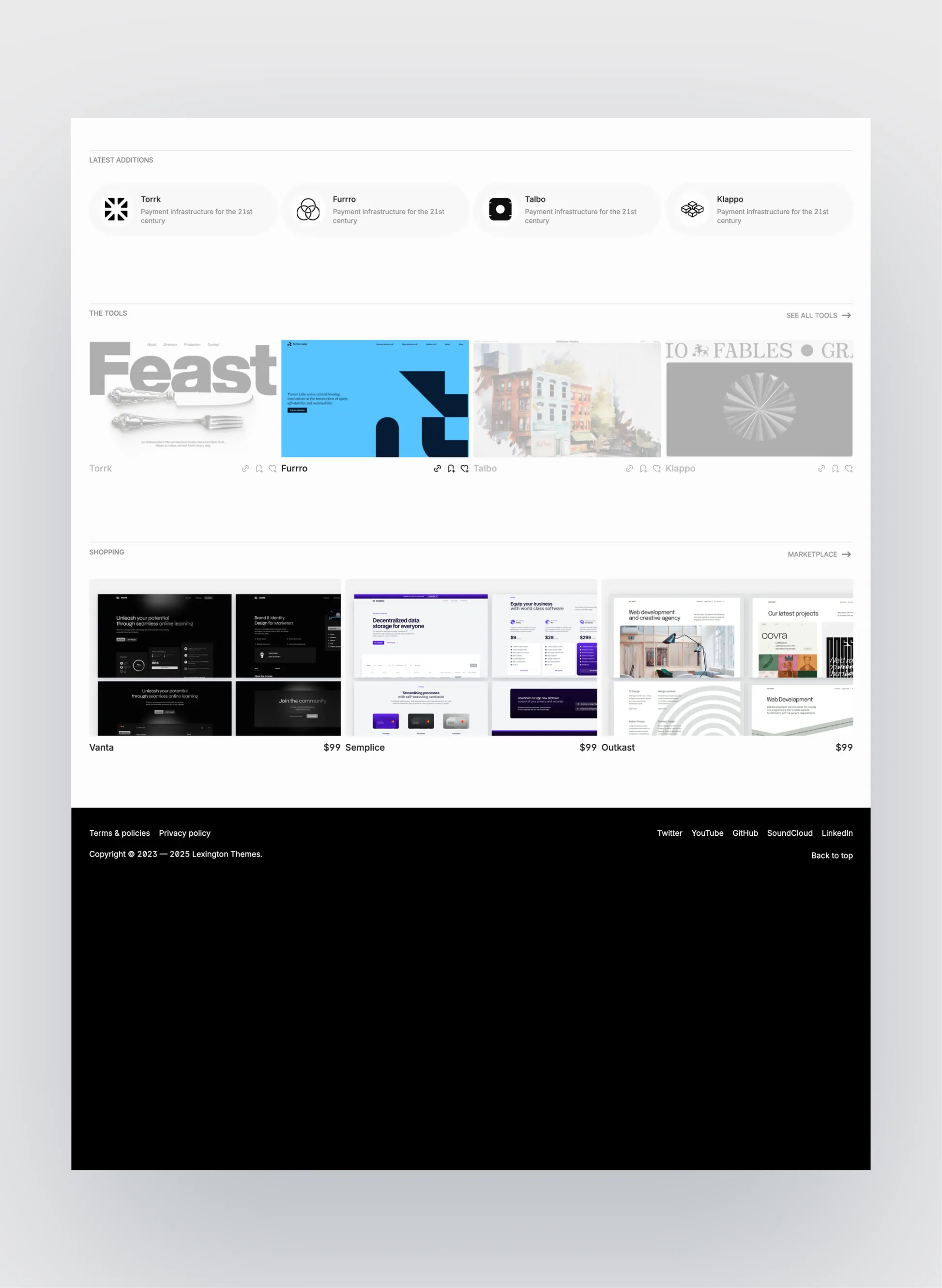 Trendspotter page preview