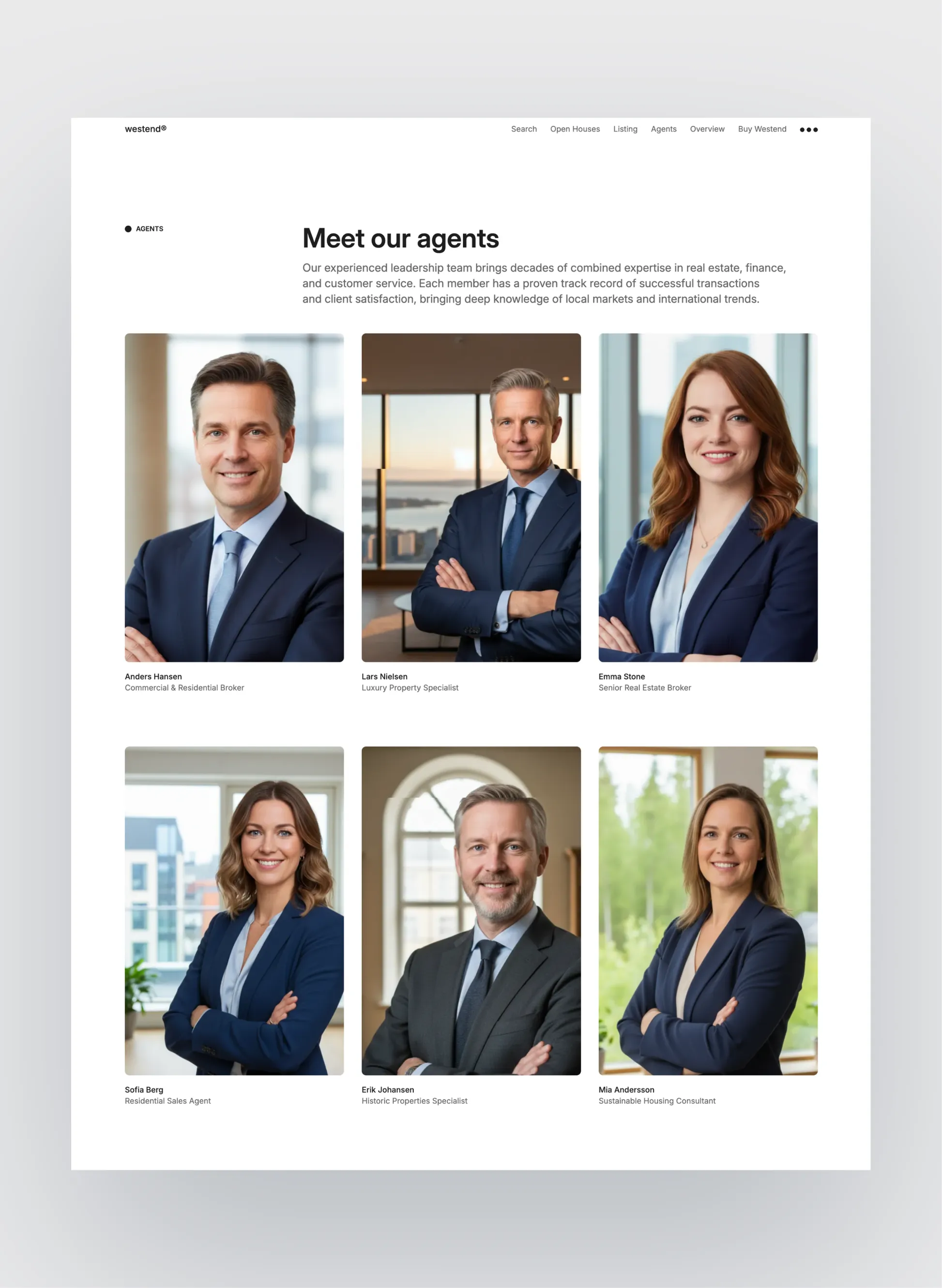 Westend neighborhood page