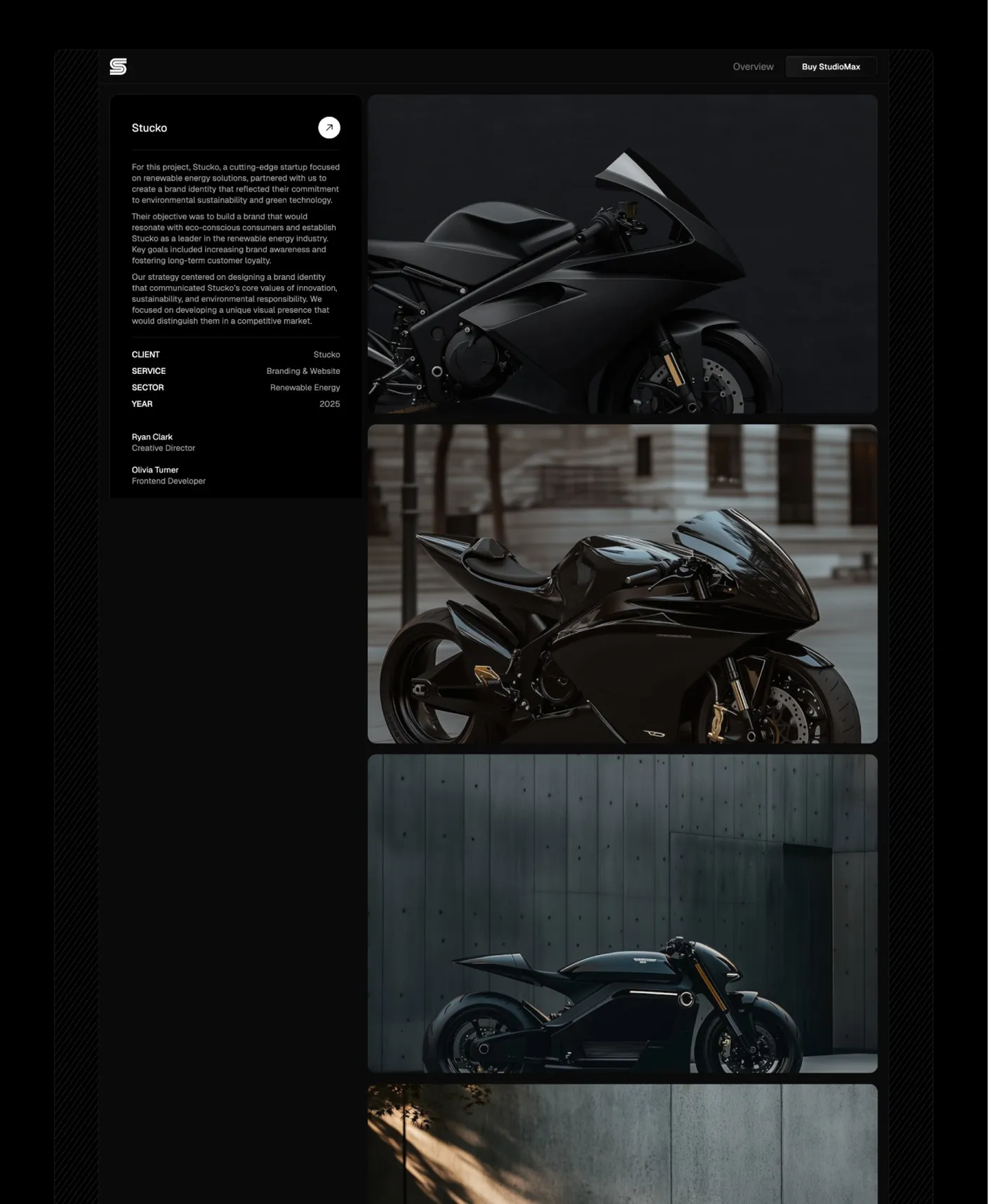 Studiomax page preview