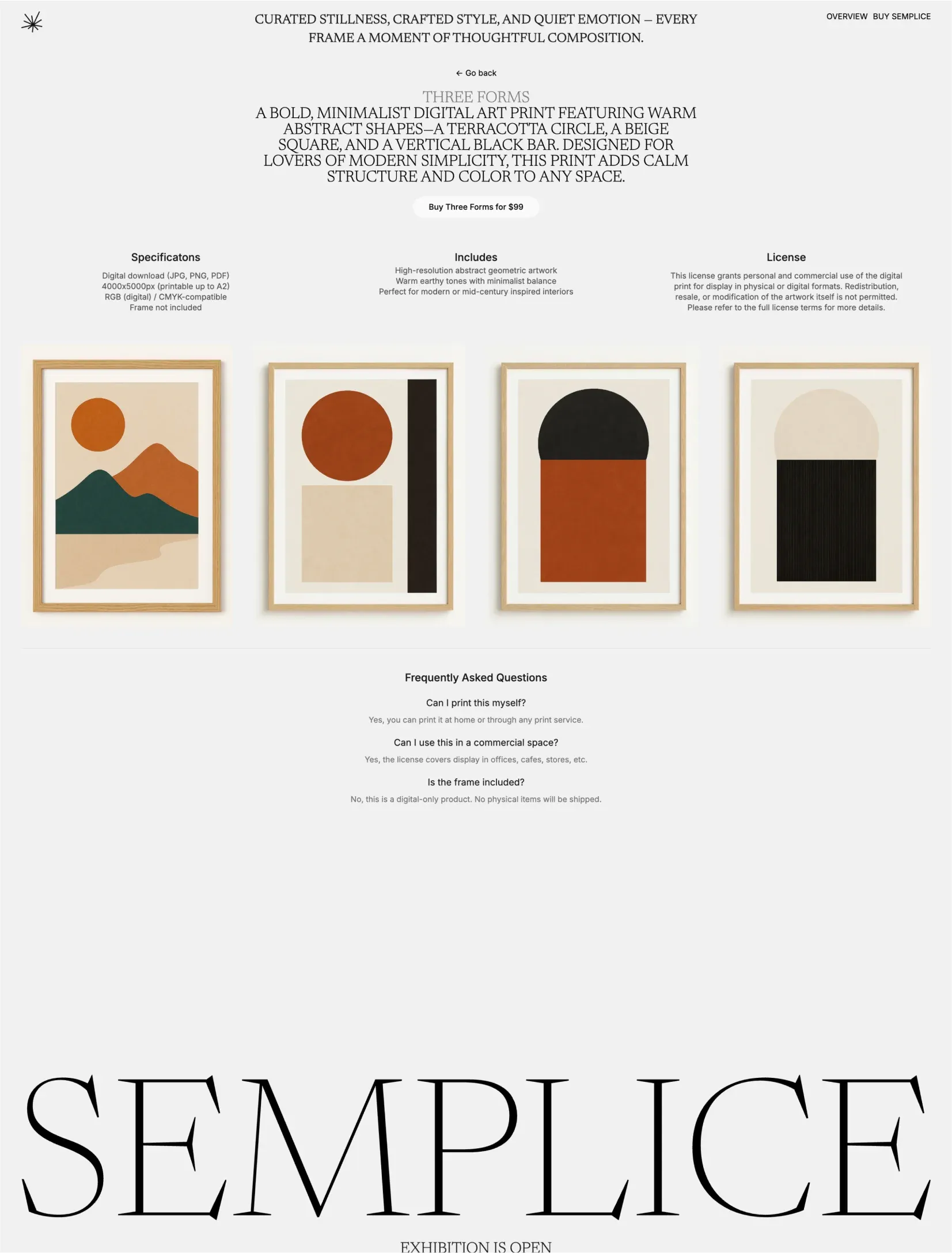 Semplice responsive view