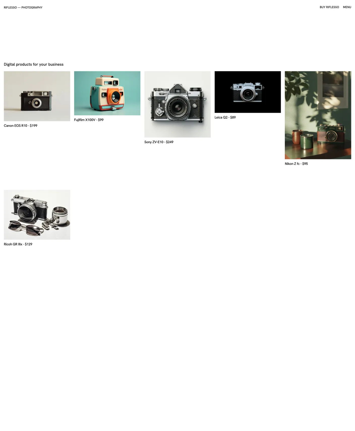 Riflesso page preview
