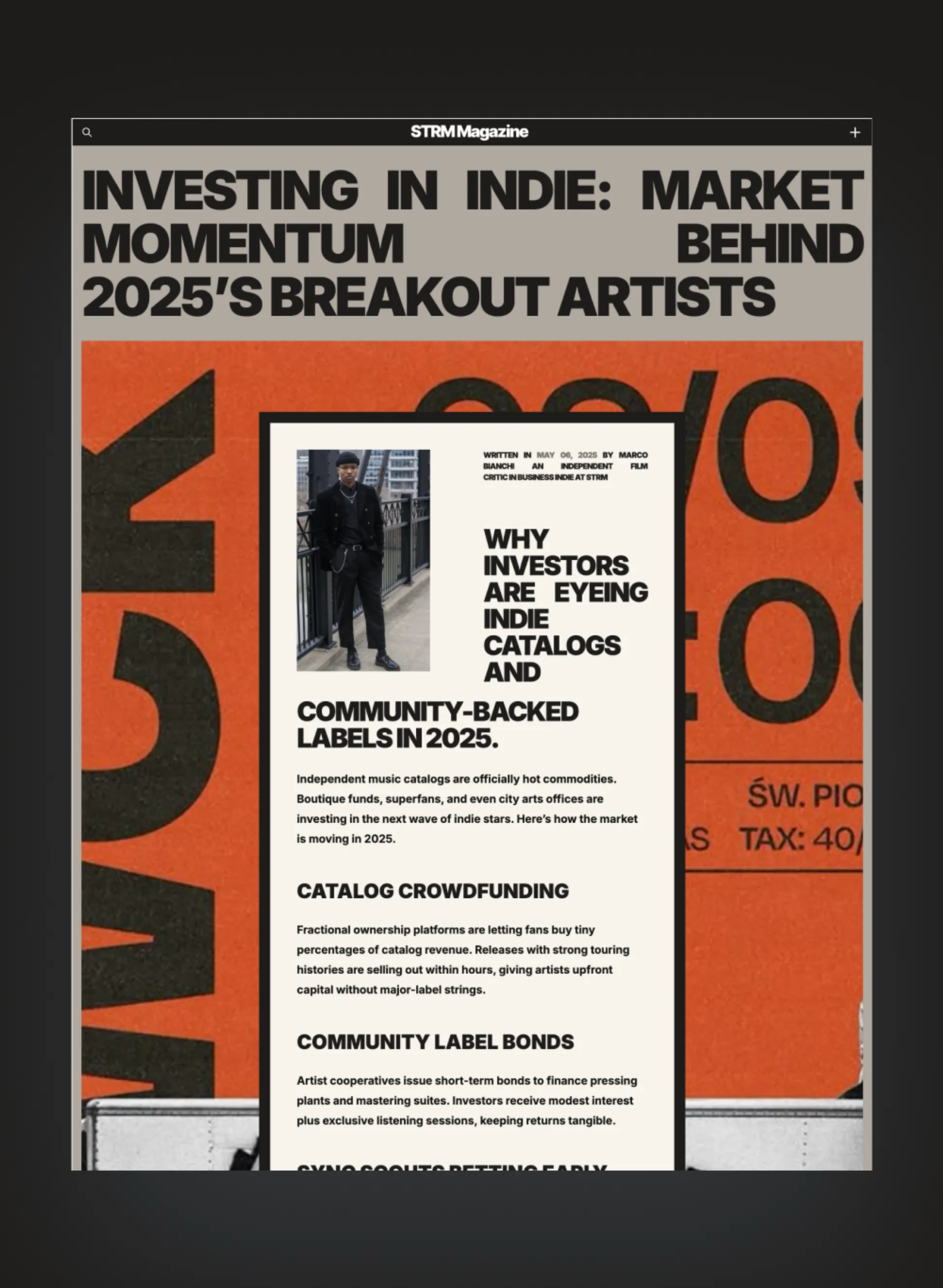 Streamer responsive view