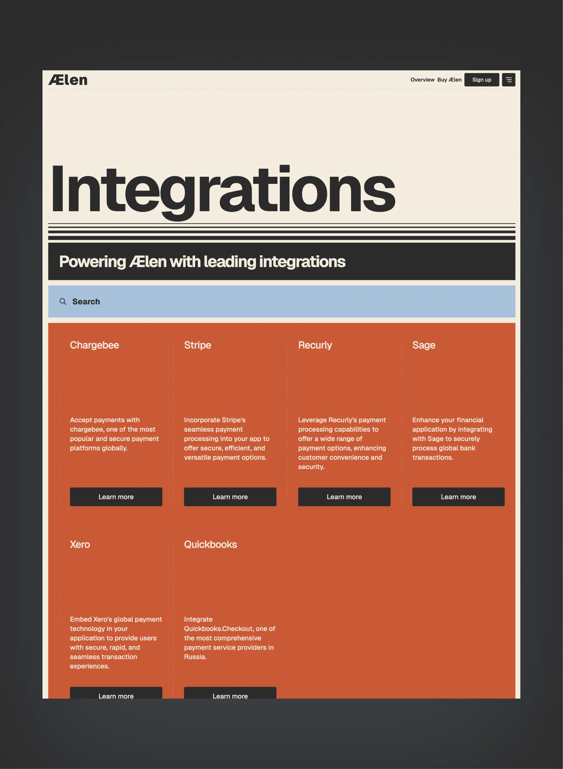 Ælen SaaS signup and onboarding flow
