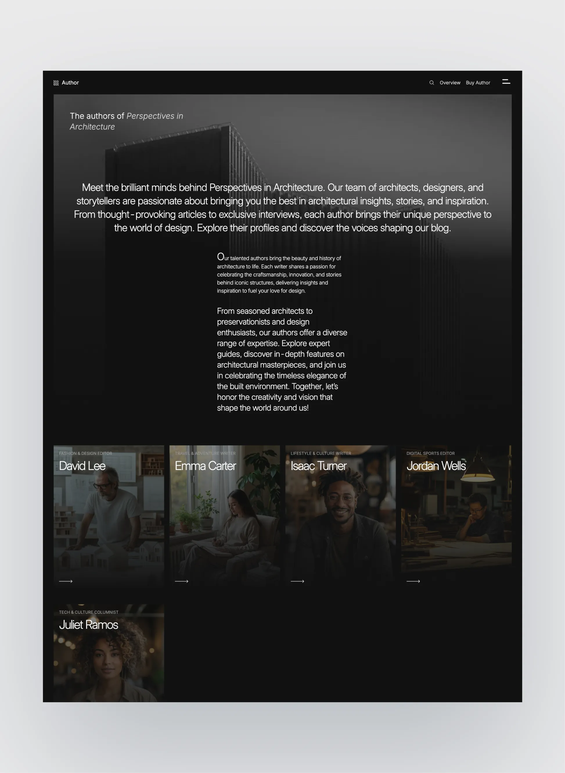 Author paywall interface