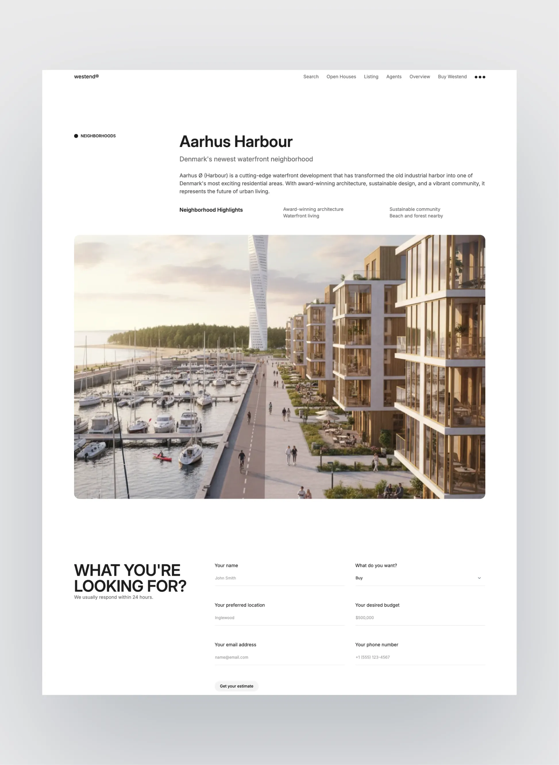 Westend services layout