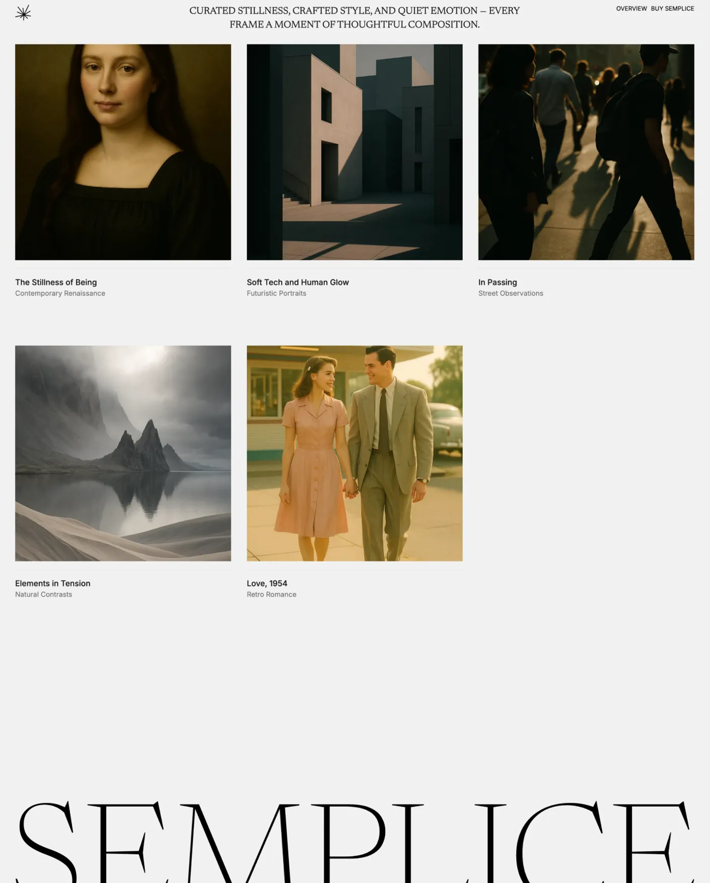 Semplice page preview