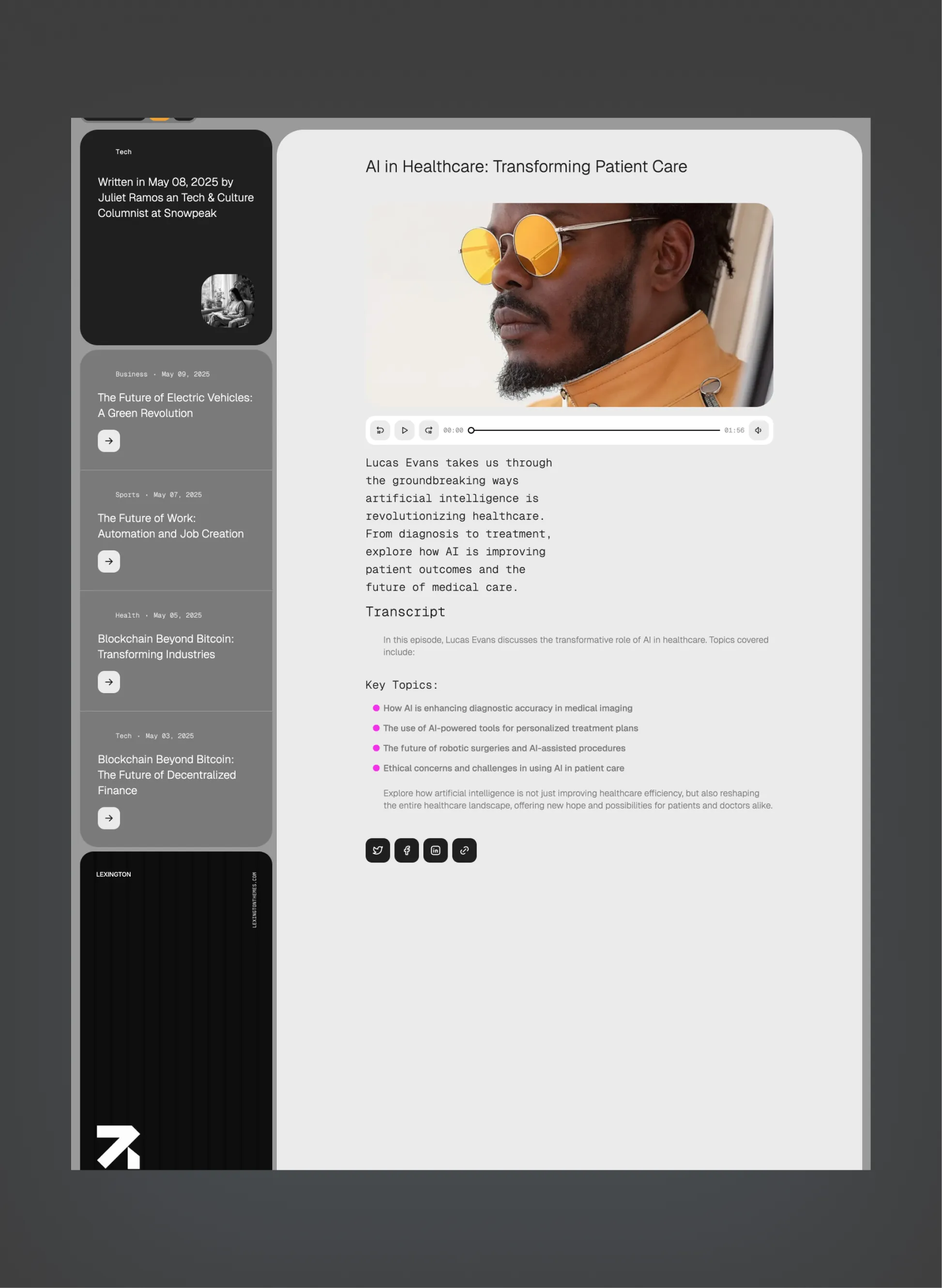 Snowpeak page preview