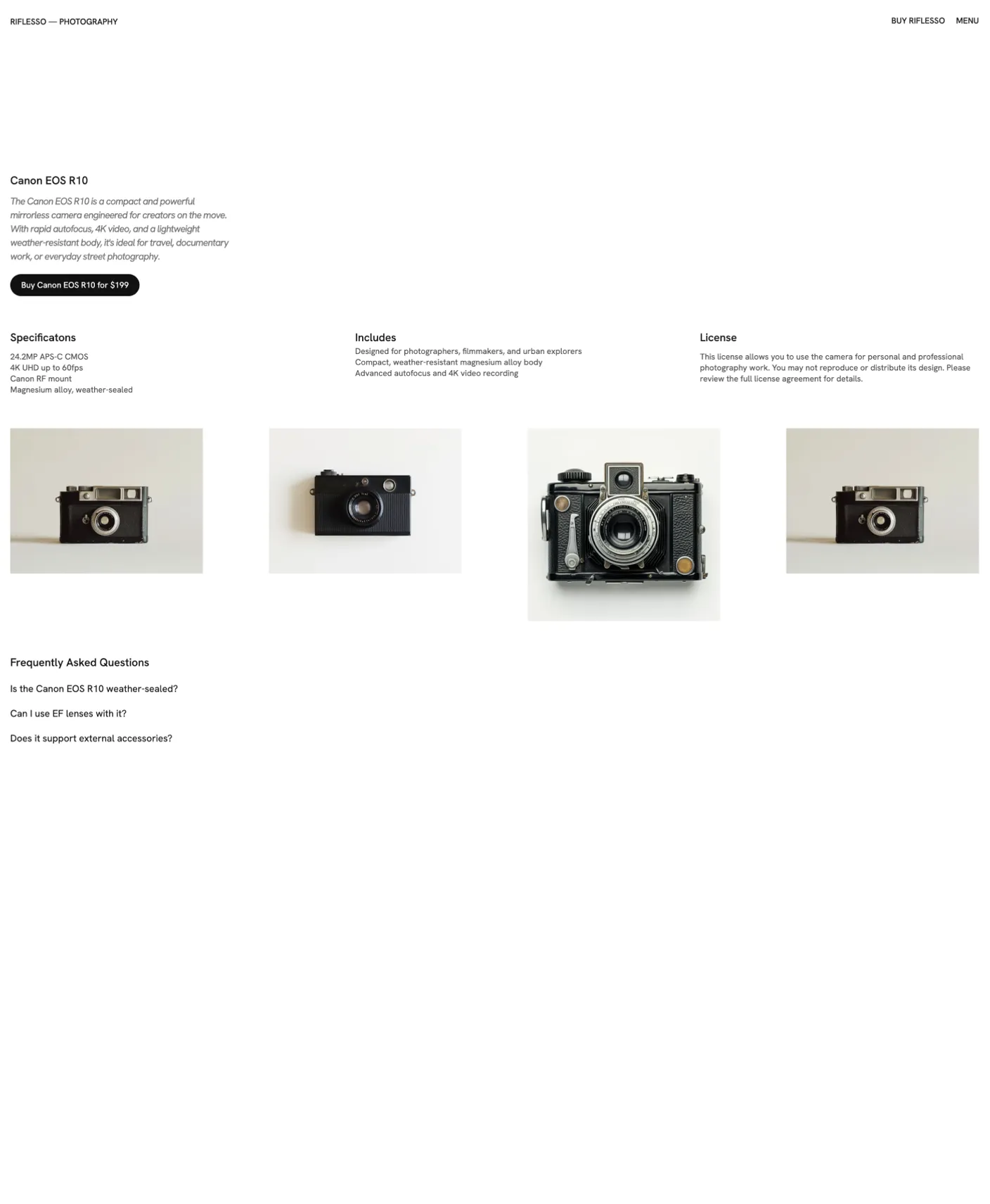 Riflesso page preview