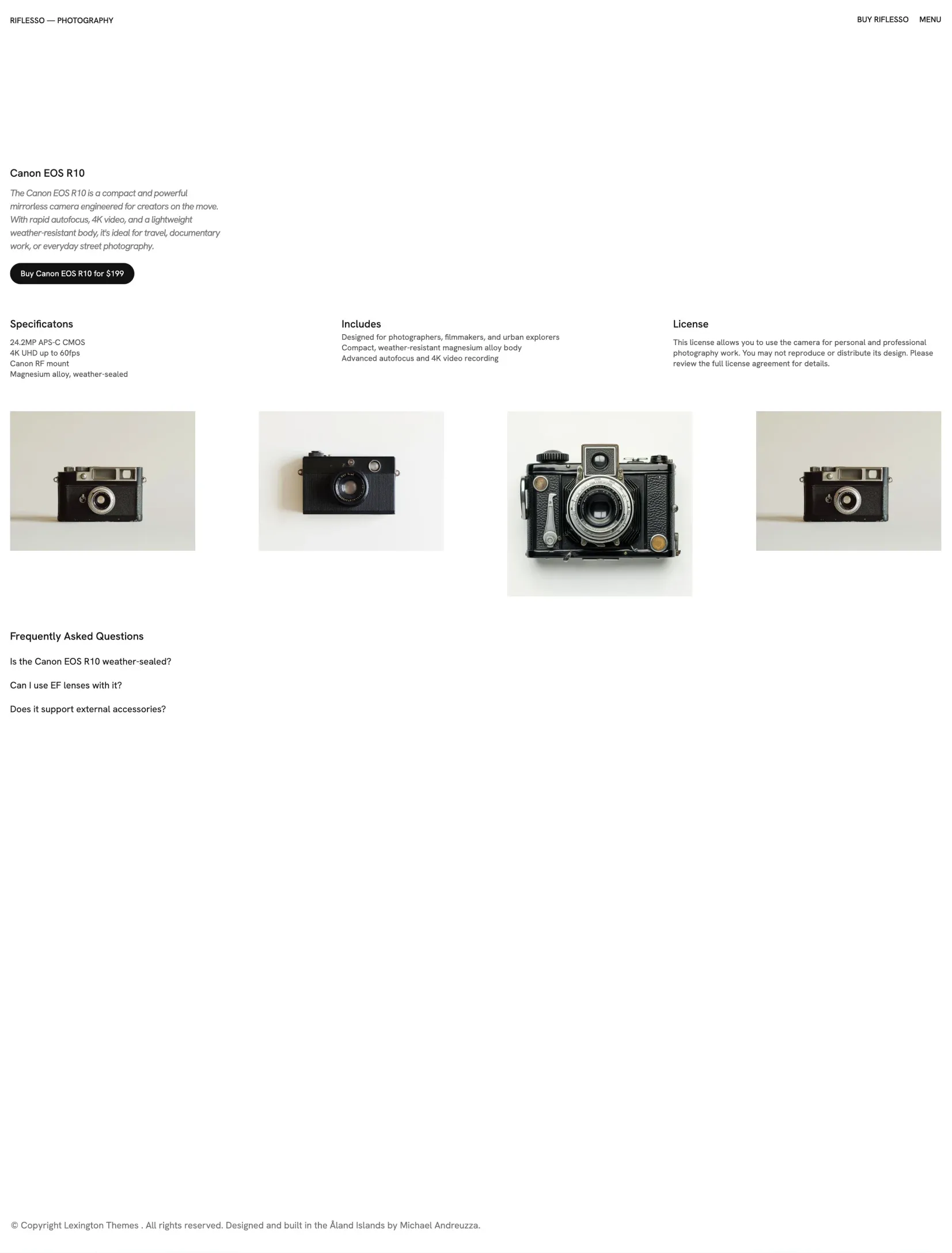Riflesso page preview
