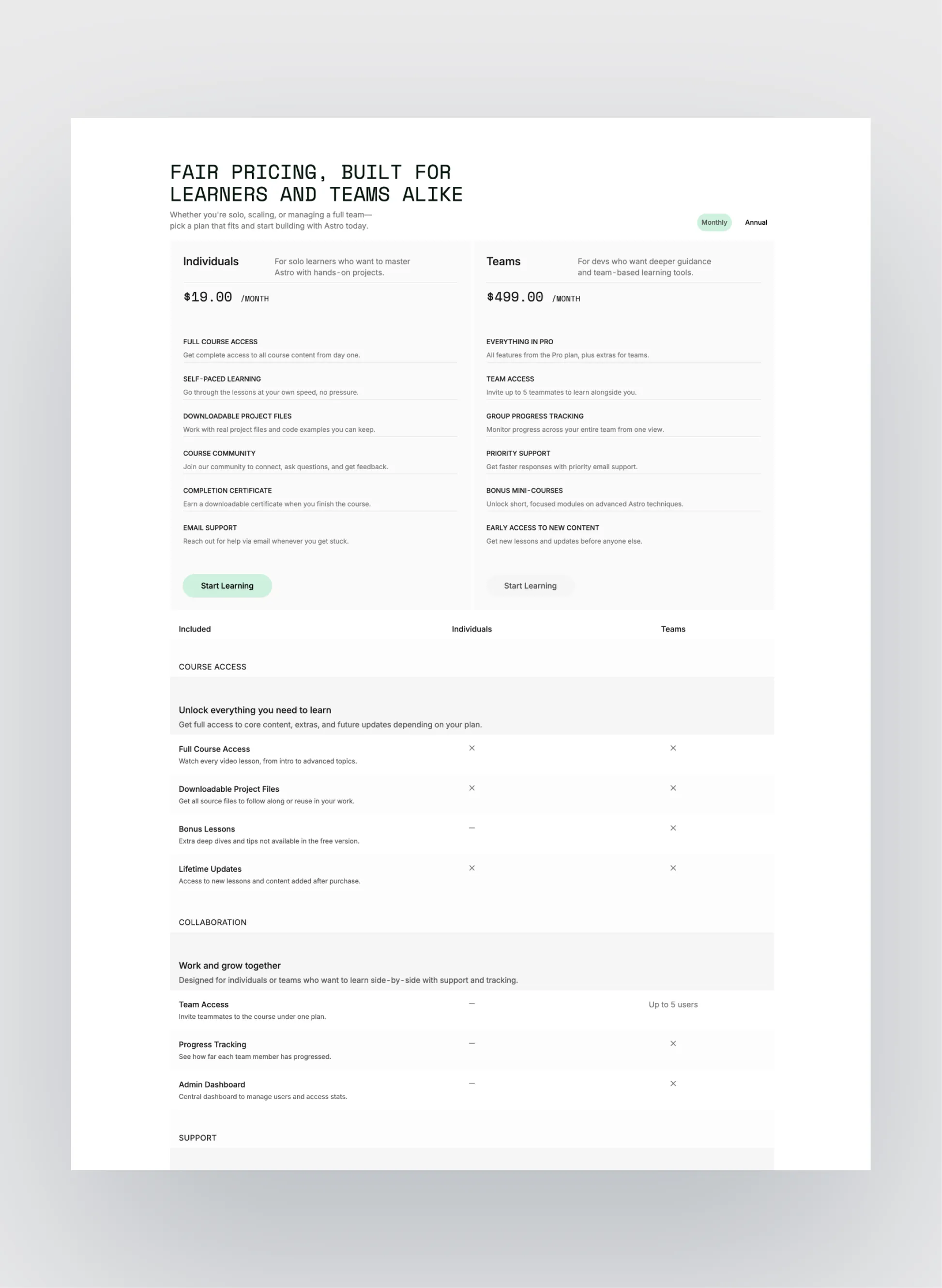 Enlightr page preview