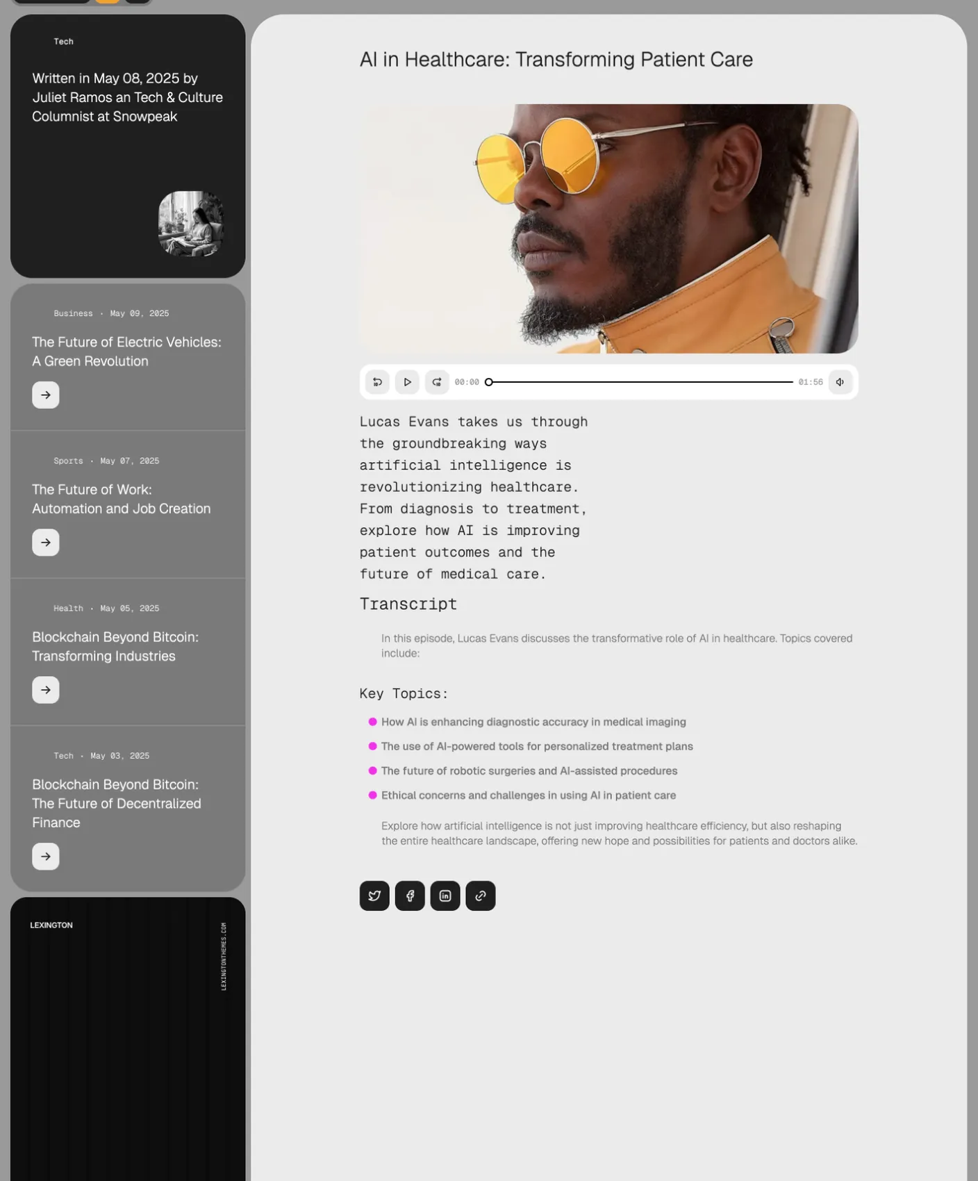 Snowpeak page preview