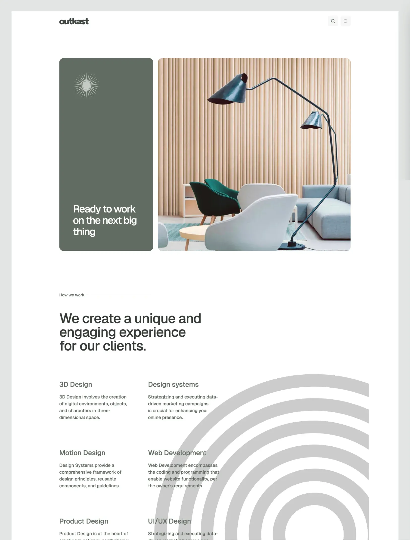 Outkast case study layout