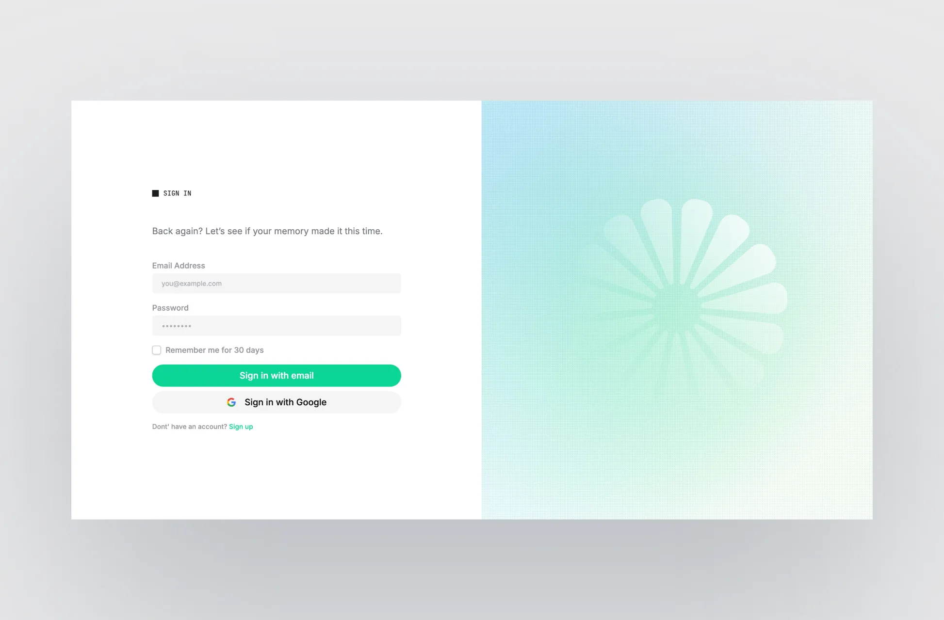 Navy team page layout