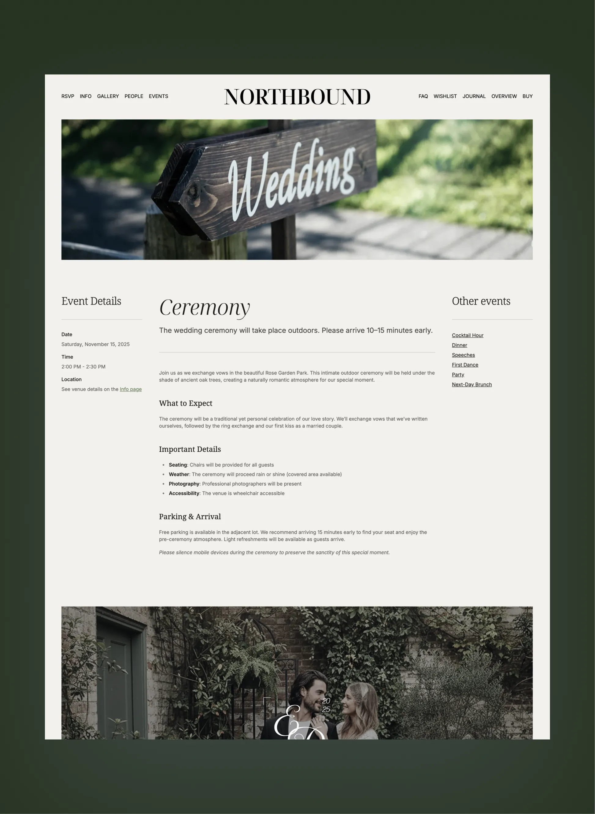 Northbound page preview