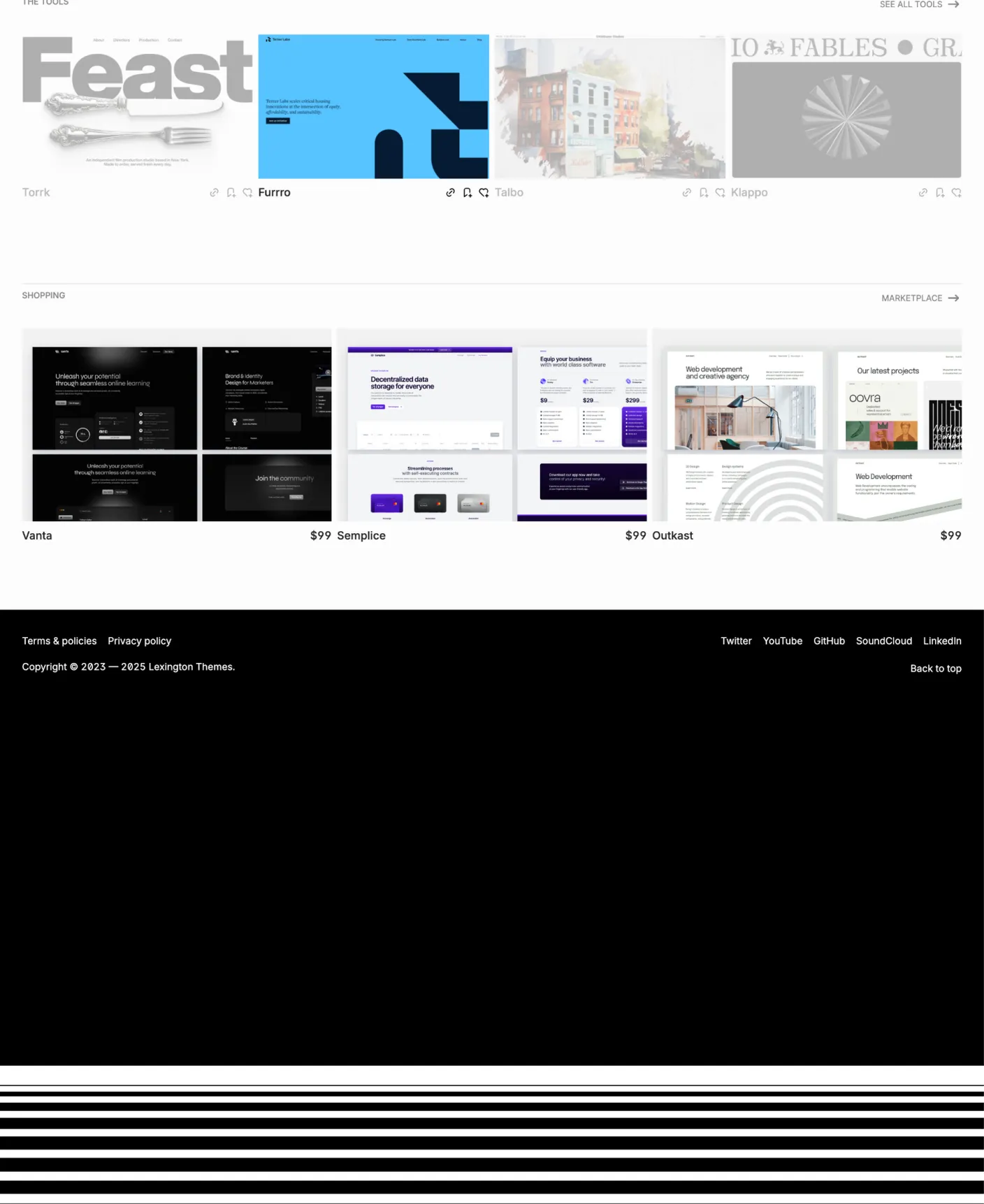 Trendspotter page preview