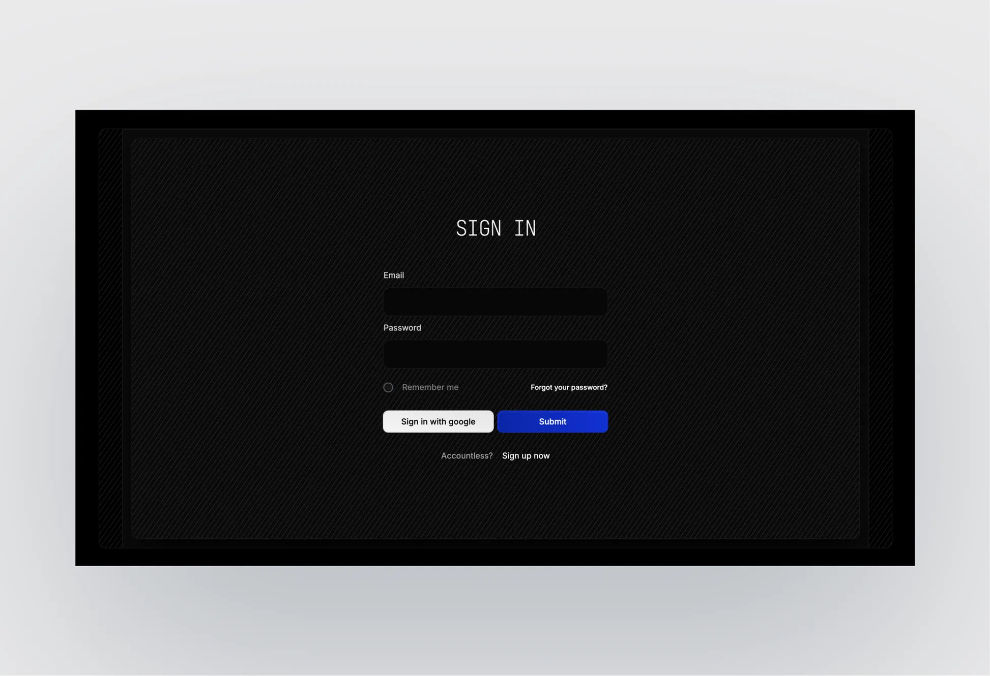 Studiomax dark gradient section design