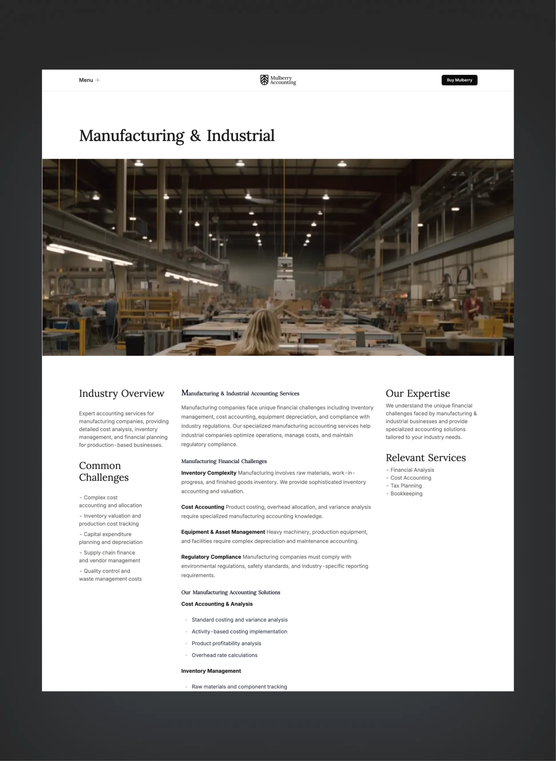 Mulberry accounting theme built with Astro and Tailwind CSS