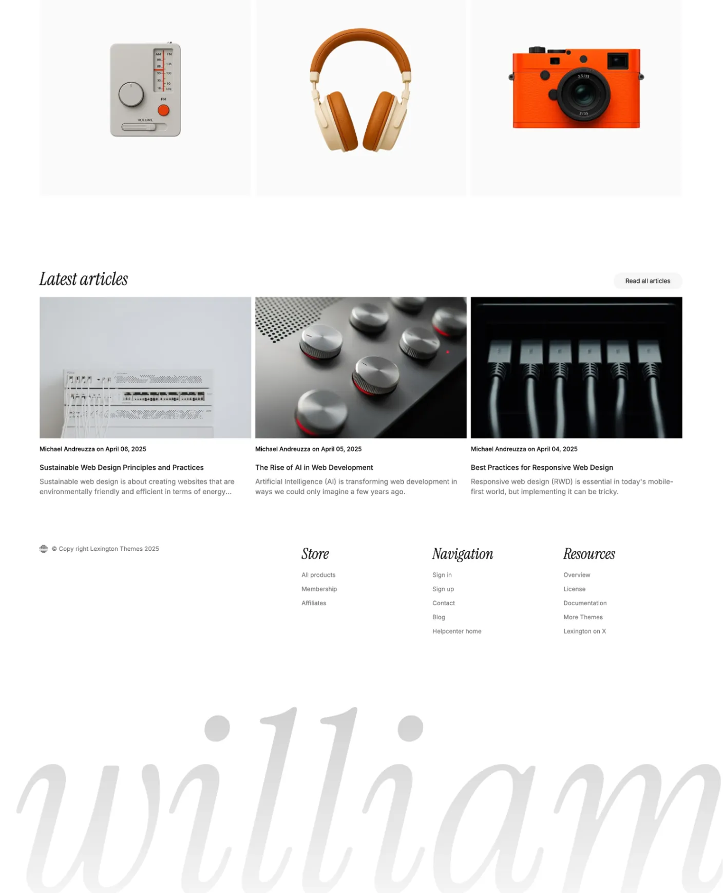 Williamsburg page preview