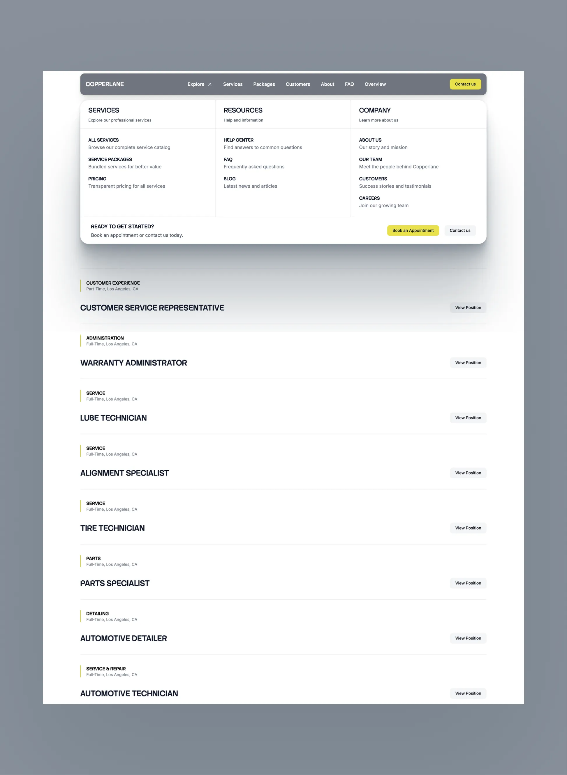 Copperlane page preview