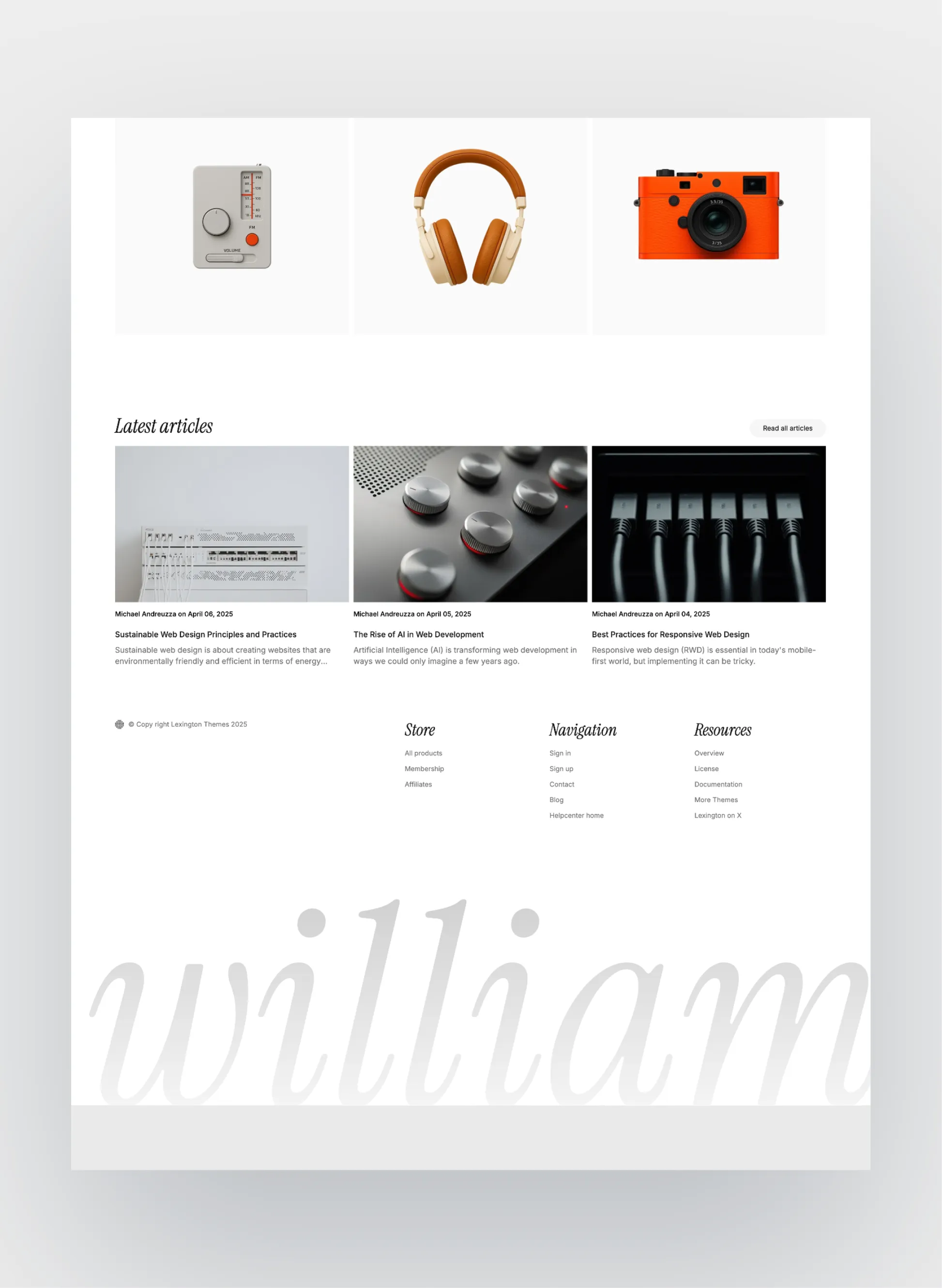 Williamsburg dark mode variant