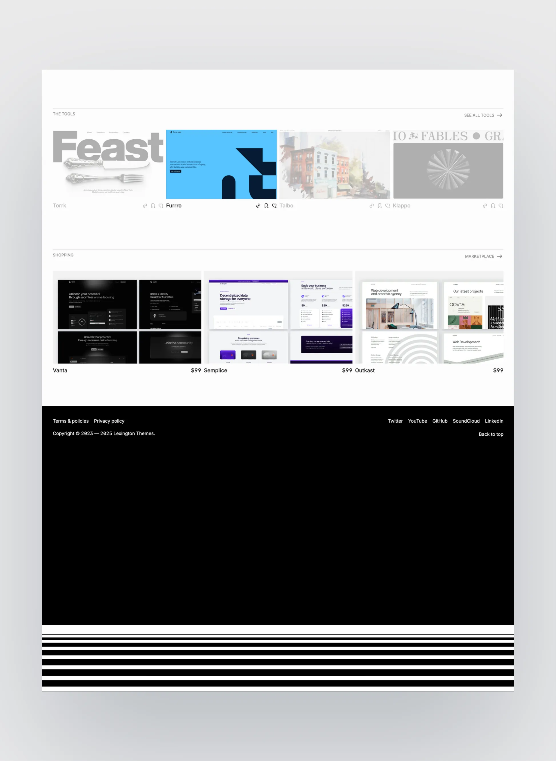 Trendspotter page preview