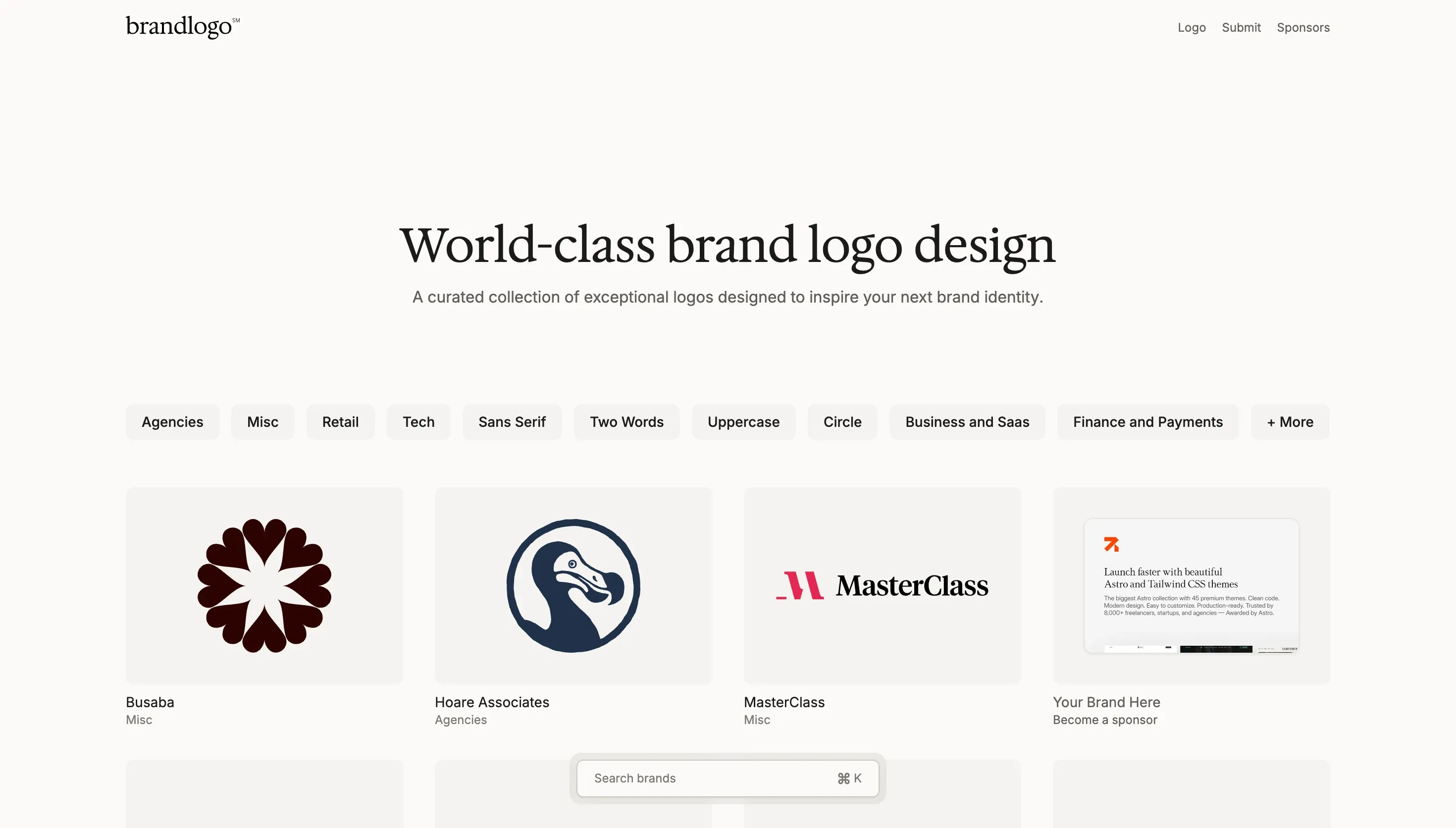 Brandlogo website preview
